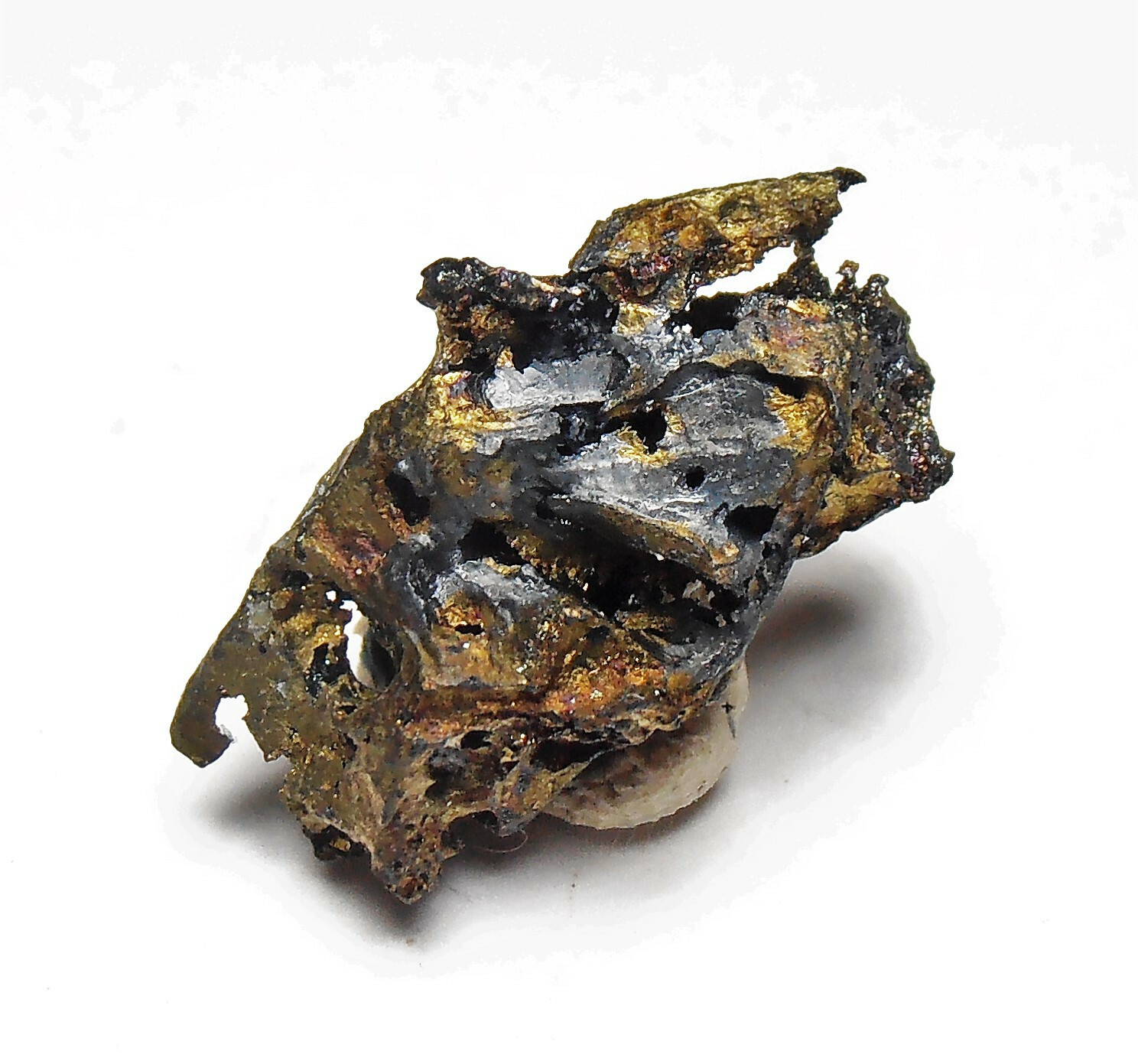 Pyrite Pseudomorphing Acanthite from the San Juan de Rayas Mine – 19 mm