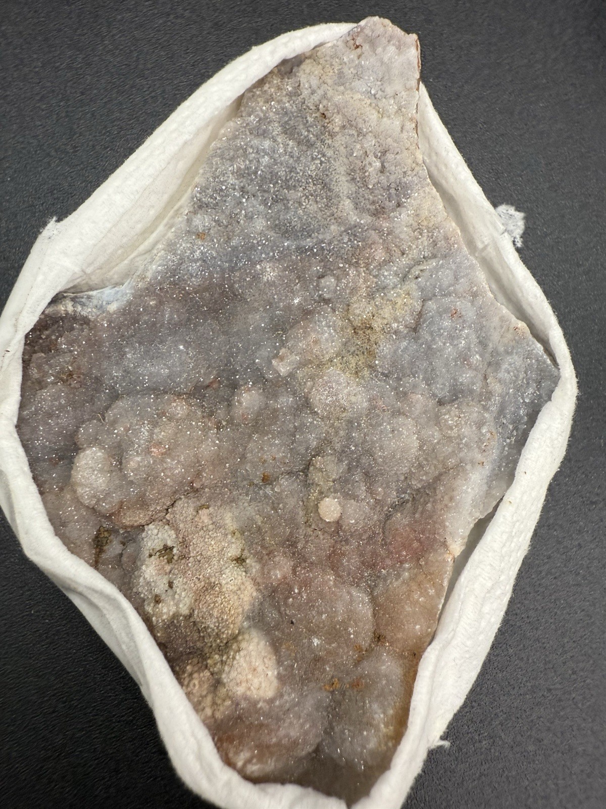 Amazing Chalcedony Flat 8 Pieces!!The Whole Box! Quartz ,Crystals ,Minerals,Gift