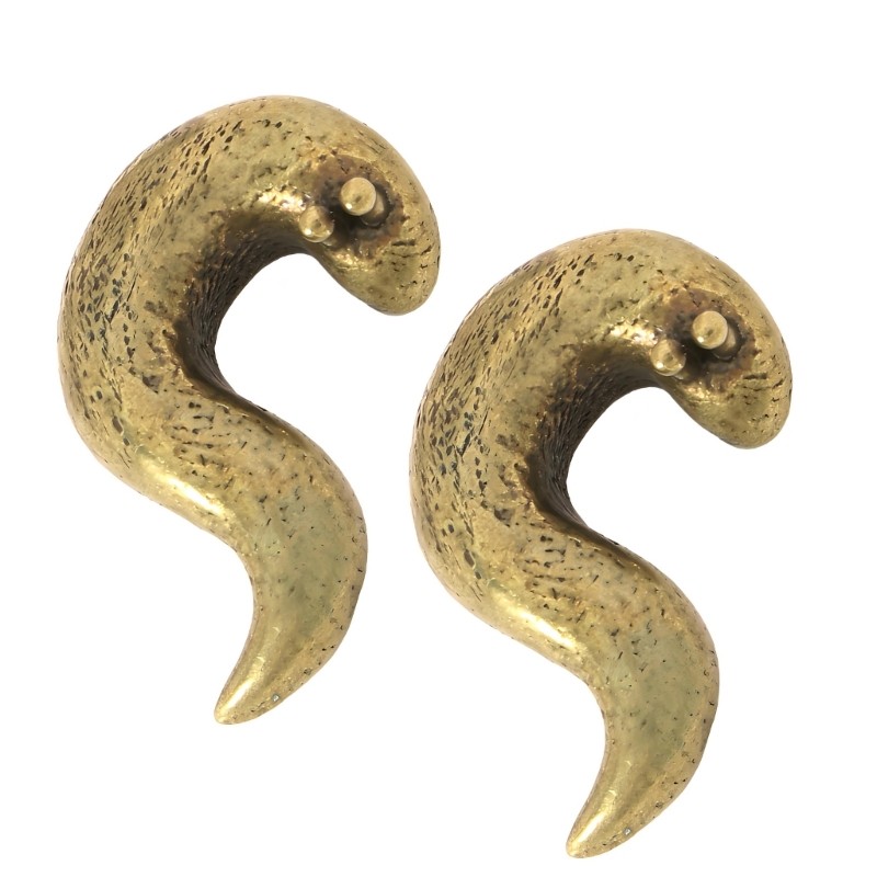 Solid Metal Slugs Sculpture Ornaments in Brasses Stylish Table Decoration