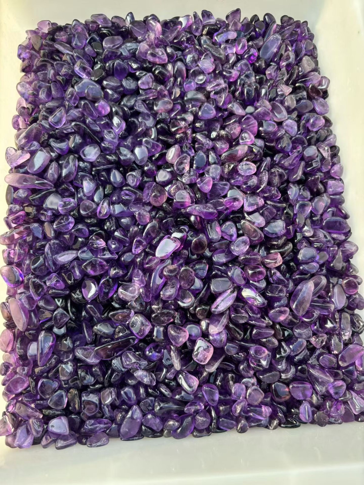 Bulk Natural Amethyst Tumbled Chips Purple Healing Crystal Gravel Chakra 5-7mm