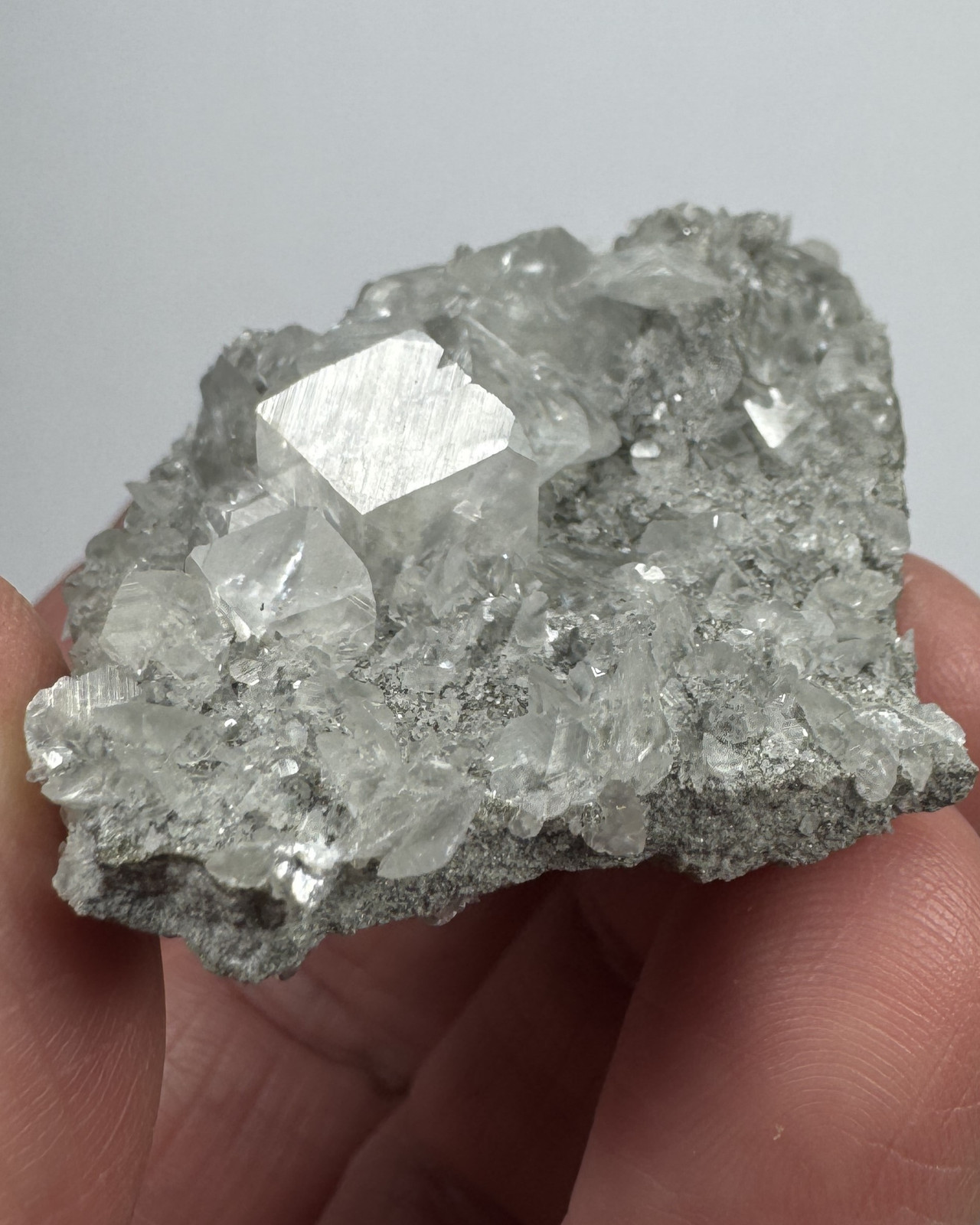 Calcite, O’Neal Quarry, Plymouth, Hancock County, Illinois