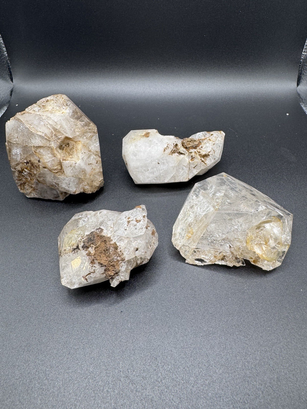 Set Of Four Herkimer Diamonds