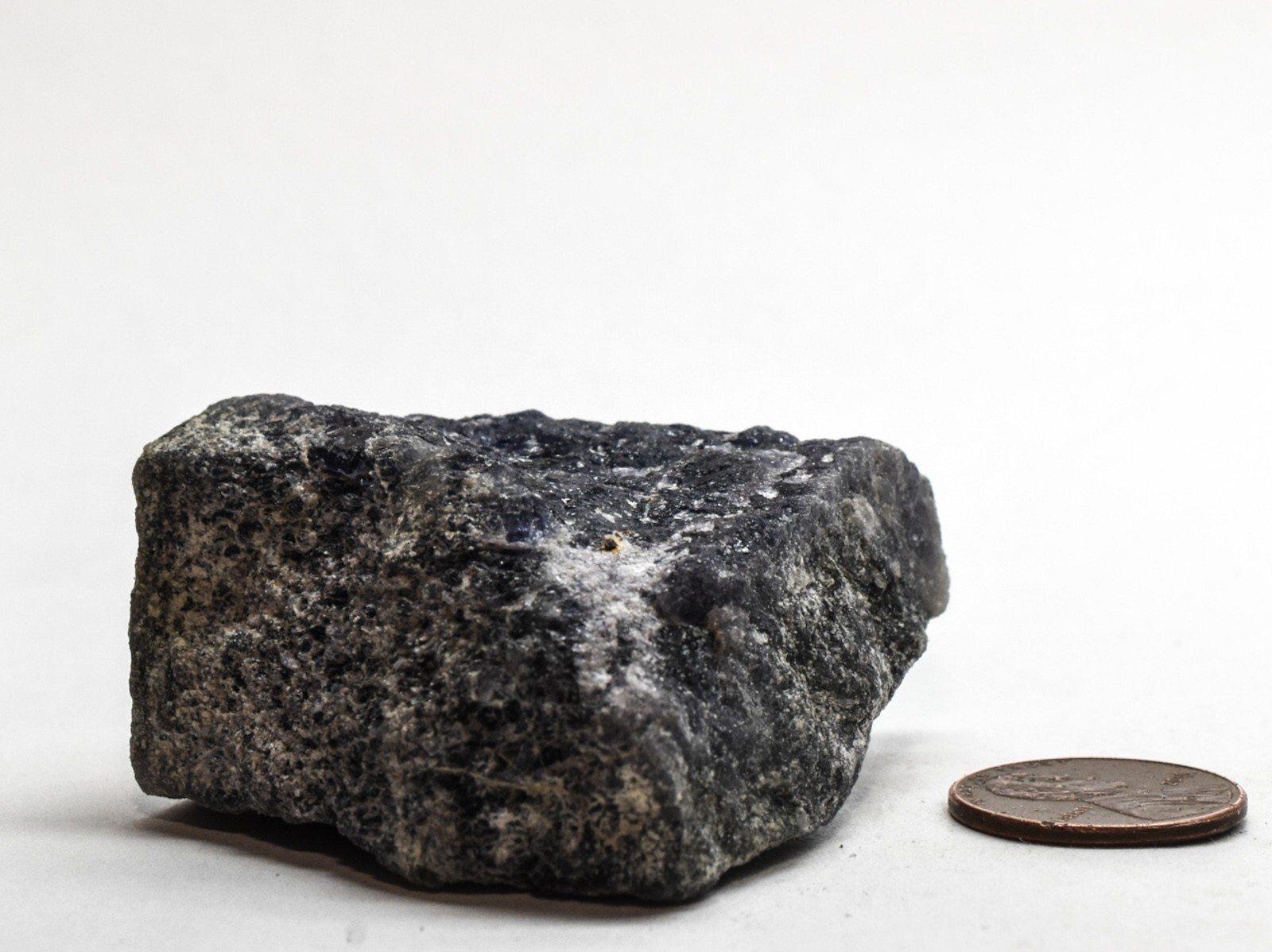 70g Dark Blue Iolite Rough Natural Cordierite Gemstone Crystal Mineral – India