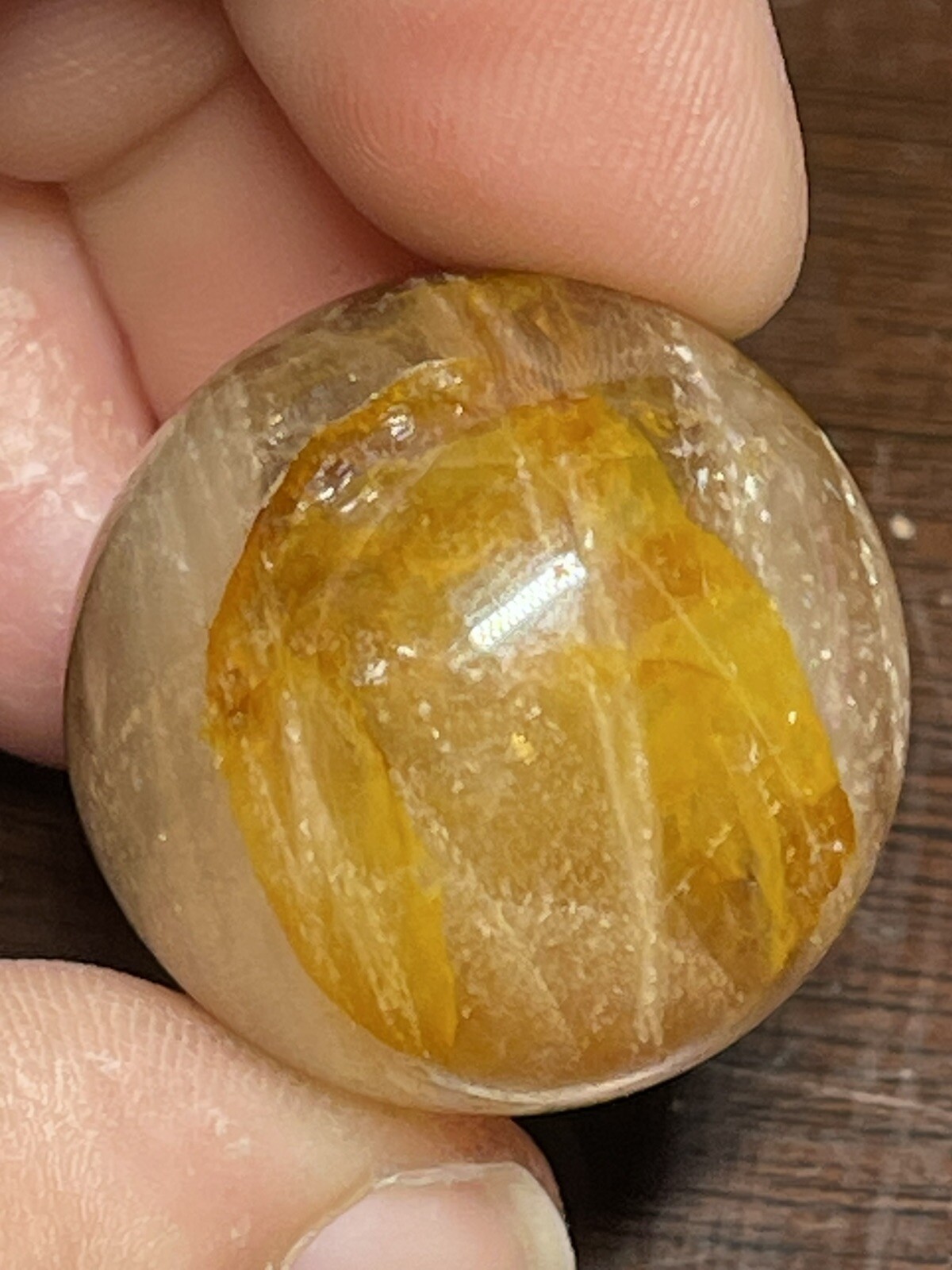 Golden Healer Mini Sphere Ball Orb Marble 26mm 23g