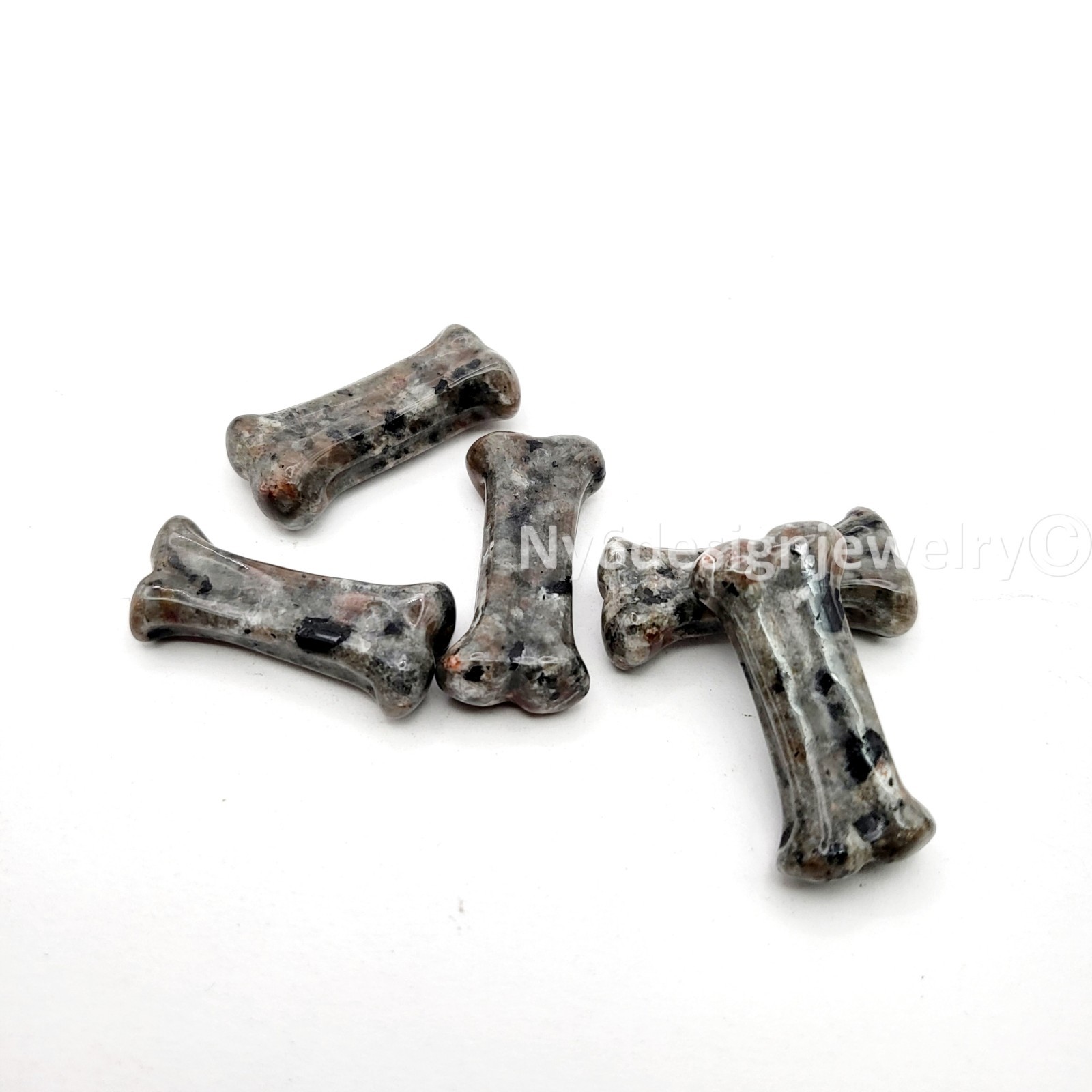 Bone shape Gemstone 32x15x8mm Natural Crystal Healing Stone 1pc Gemstone