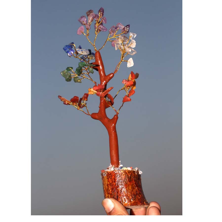 75+ Gemstone Bonsai Wire Sculpture Feng Shui Tree of Life Home Decor