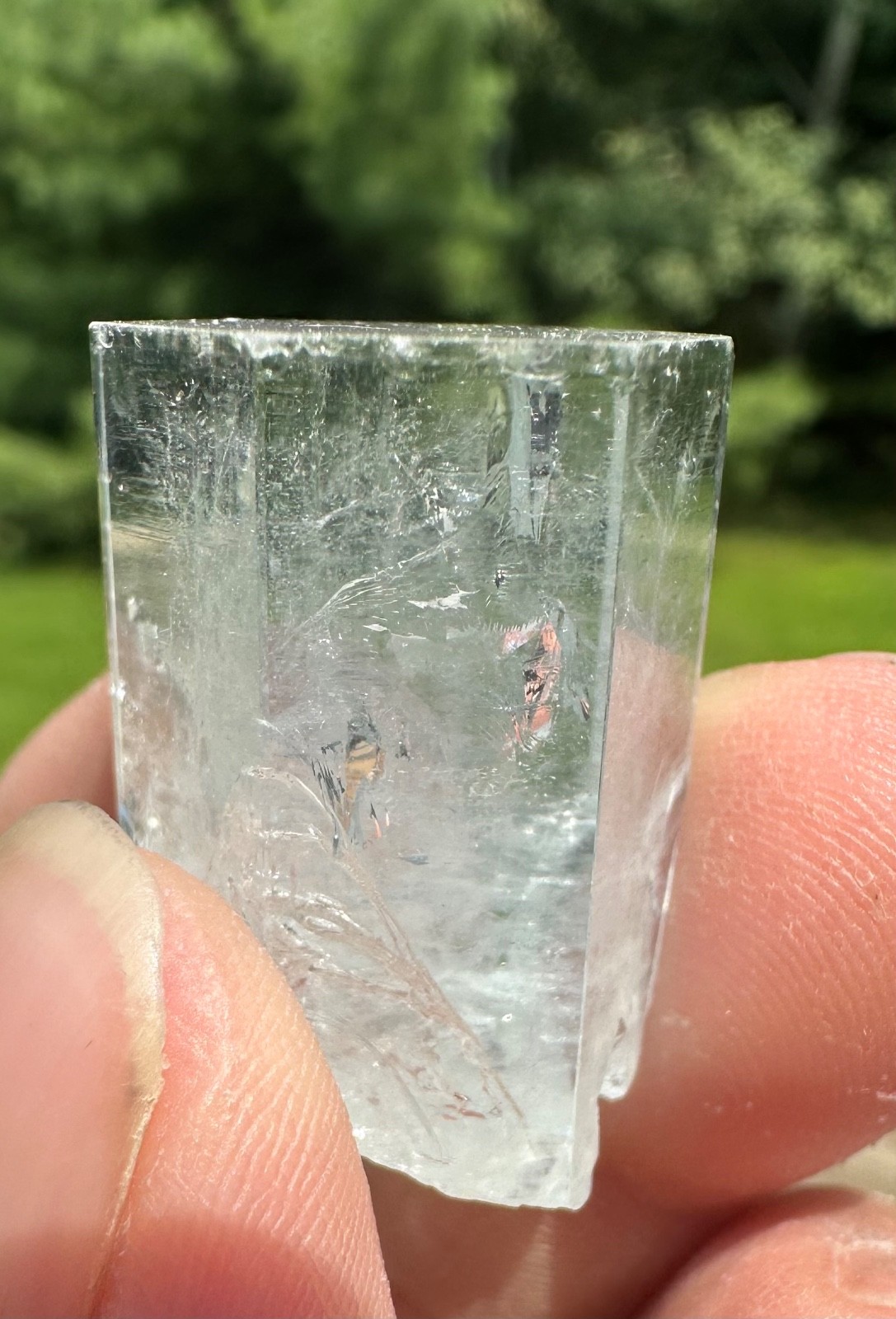 90 carat aquamarine crystal specimen skardu pakistan mines