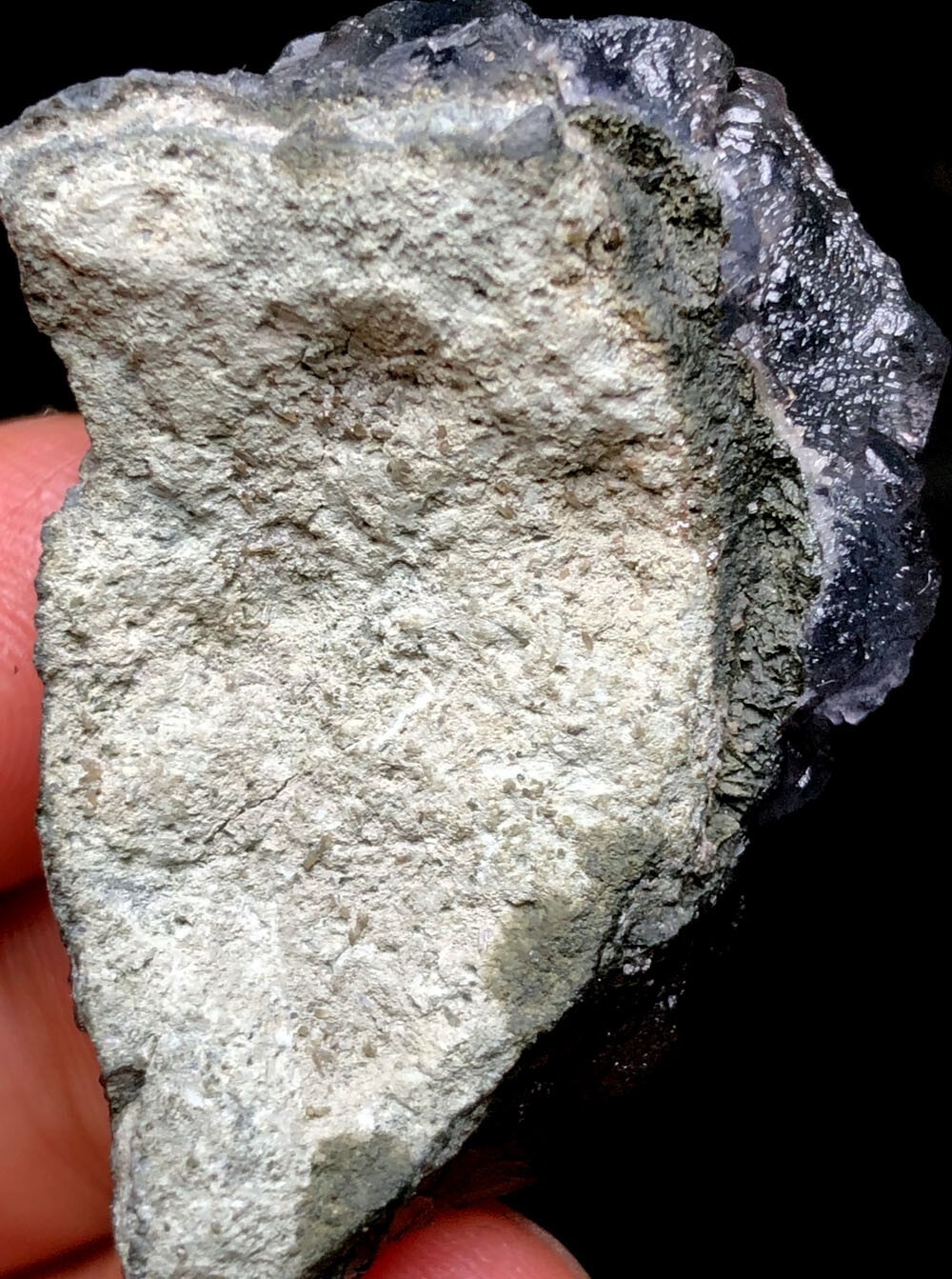 26g NATURAL Fantastic Cubic BLUE FLUORITE QUARTZ Crystal Inner Mongolia s55