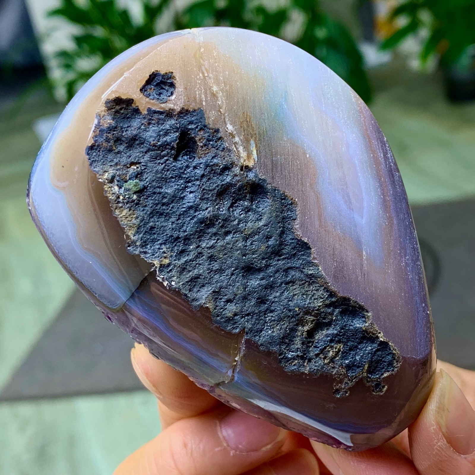 290G Natural Amethyst geode quartz cluster crystal specimen Healing