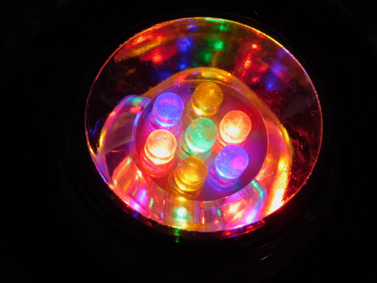 Clear Acrylic LED Lighted Display STAND With MULTI-COLOR Lights