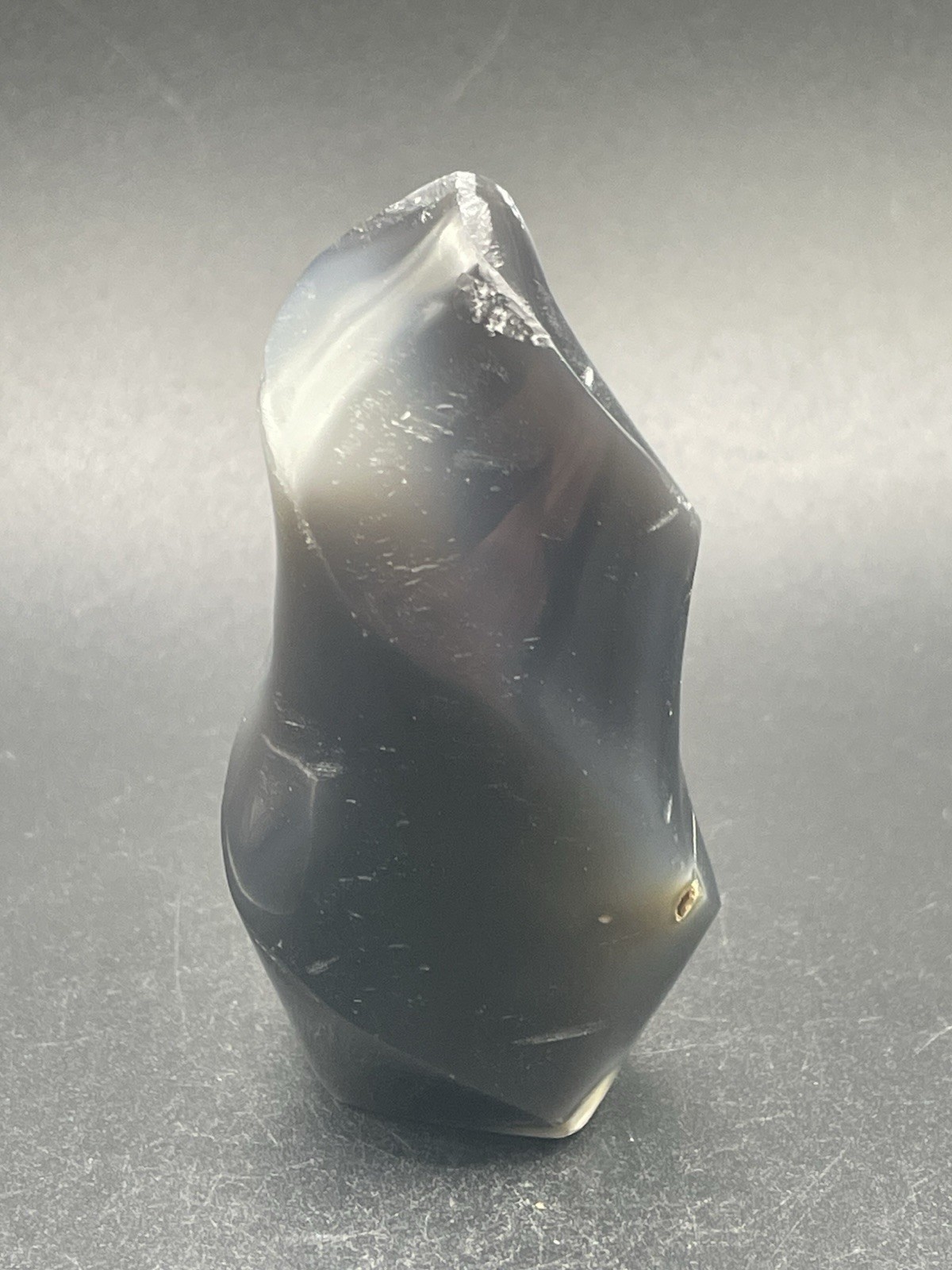 Black And White Agate Flame 139g