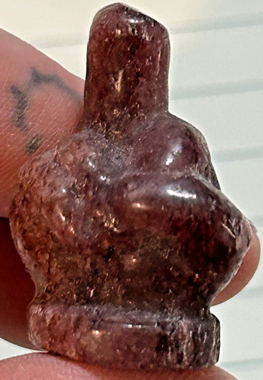 fire quartz finger natural stone crystal carving