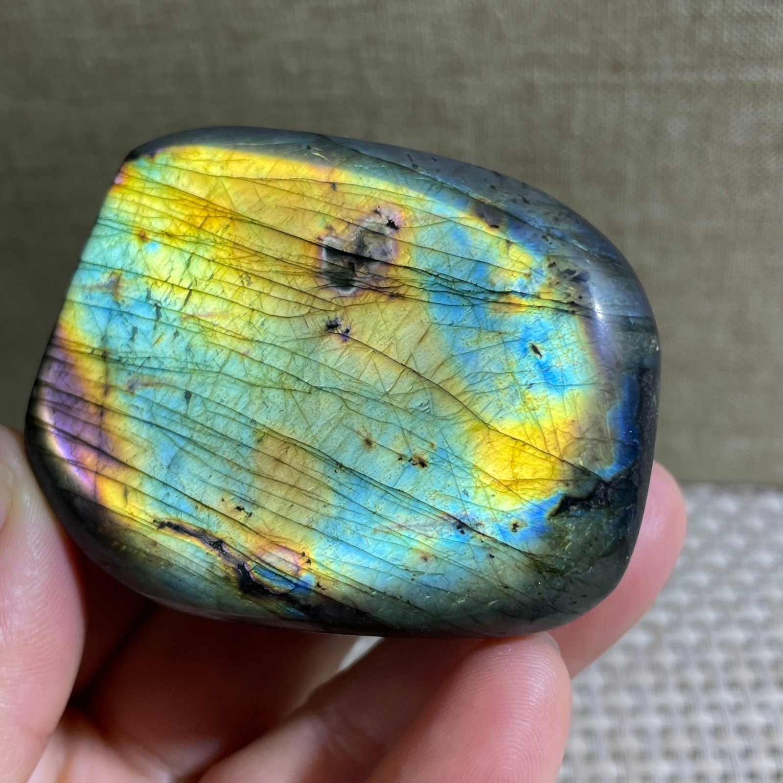 Natural Labradorite Crystal gemstone rough original Specimen 120g