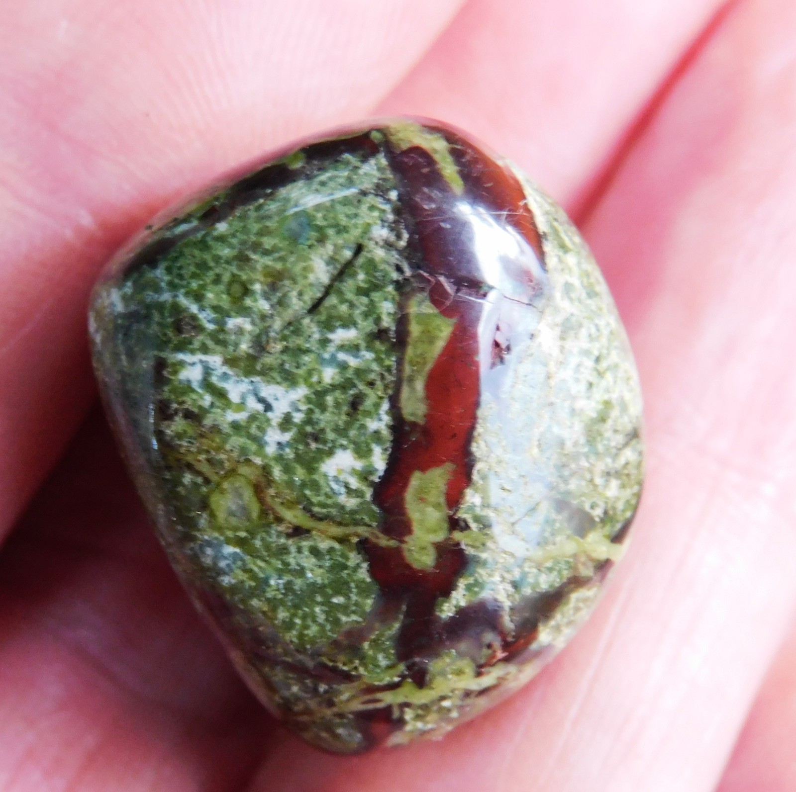High Grade Dragon Blood Jasper Tumbled Stone for Jewelry Making & More
