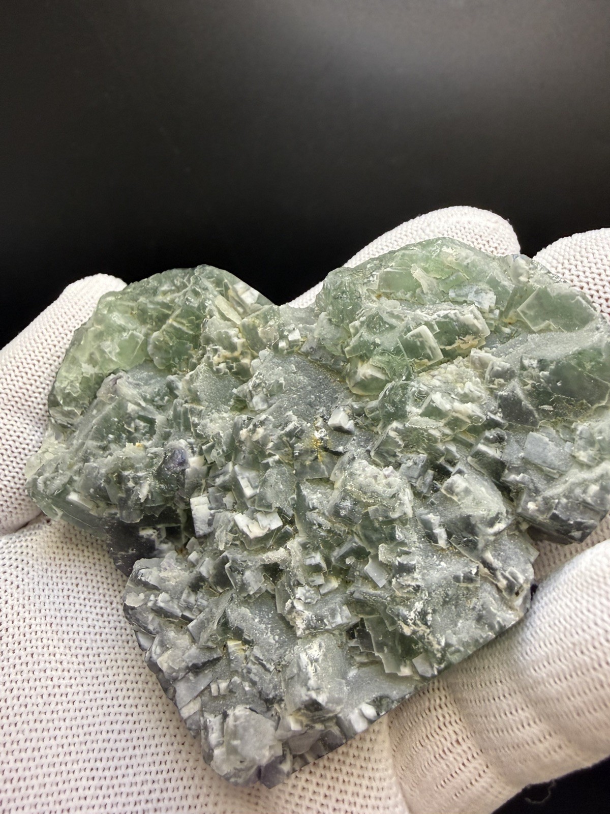 Multi-Colored Natural Rough Faced Fluorite Heart Specimen! Minerals, Crystals!