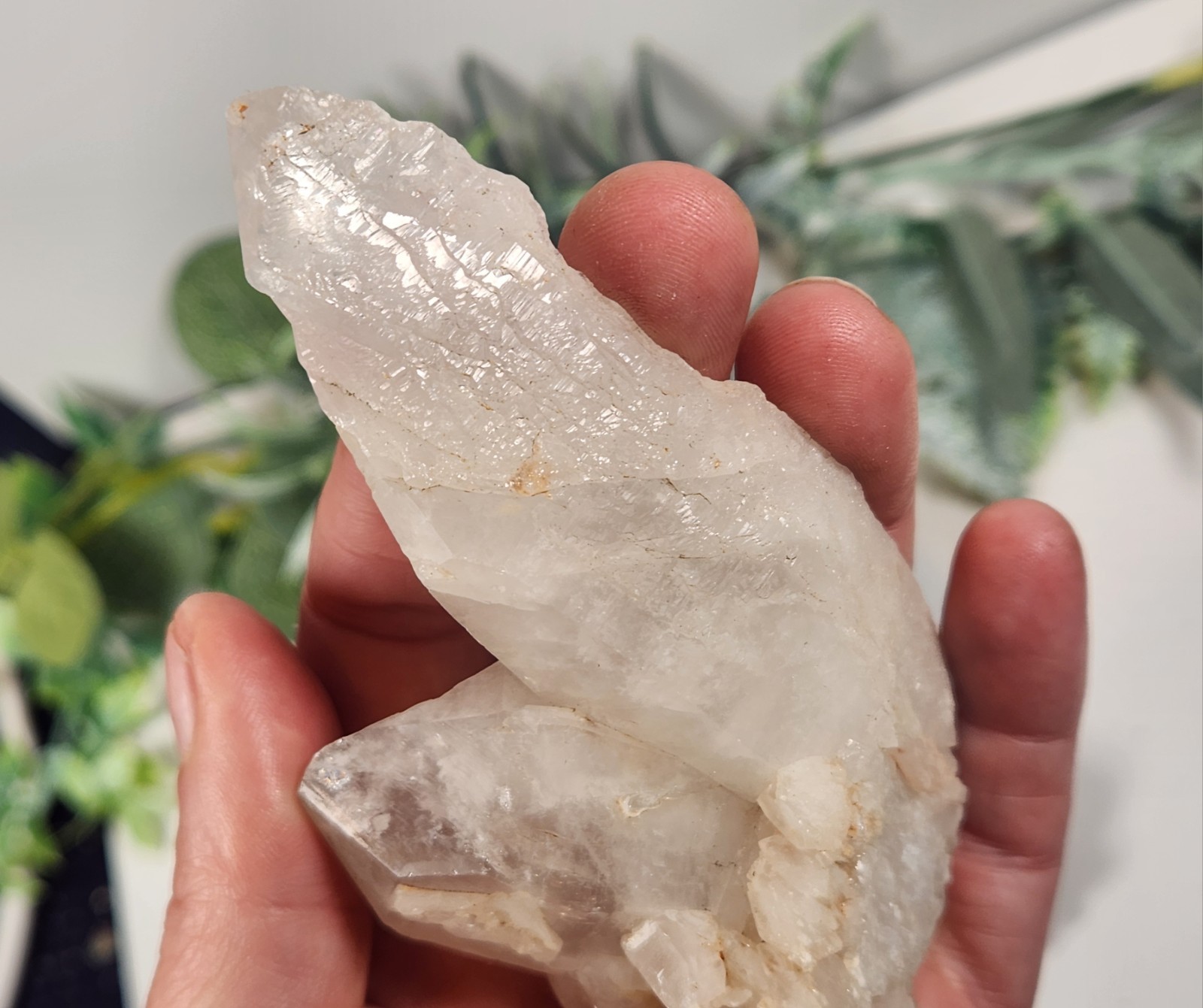13.8oz Crystal Set, Unique Etched Arkansas Quartz , Amethyst Geode, Citrine Lot