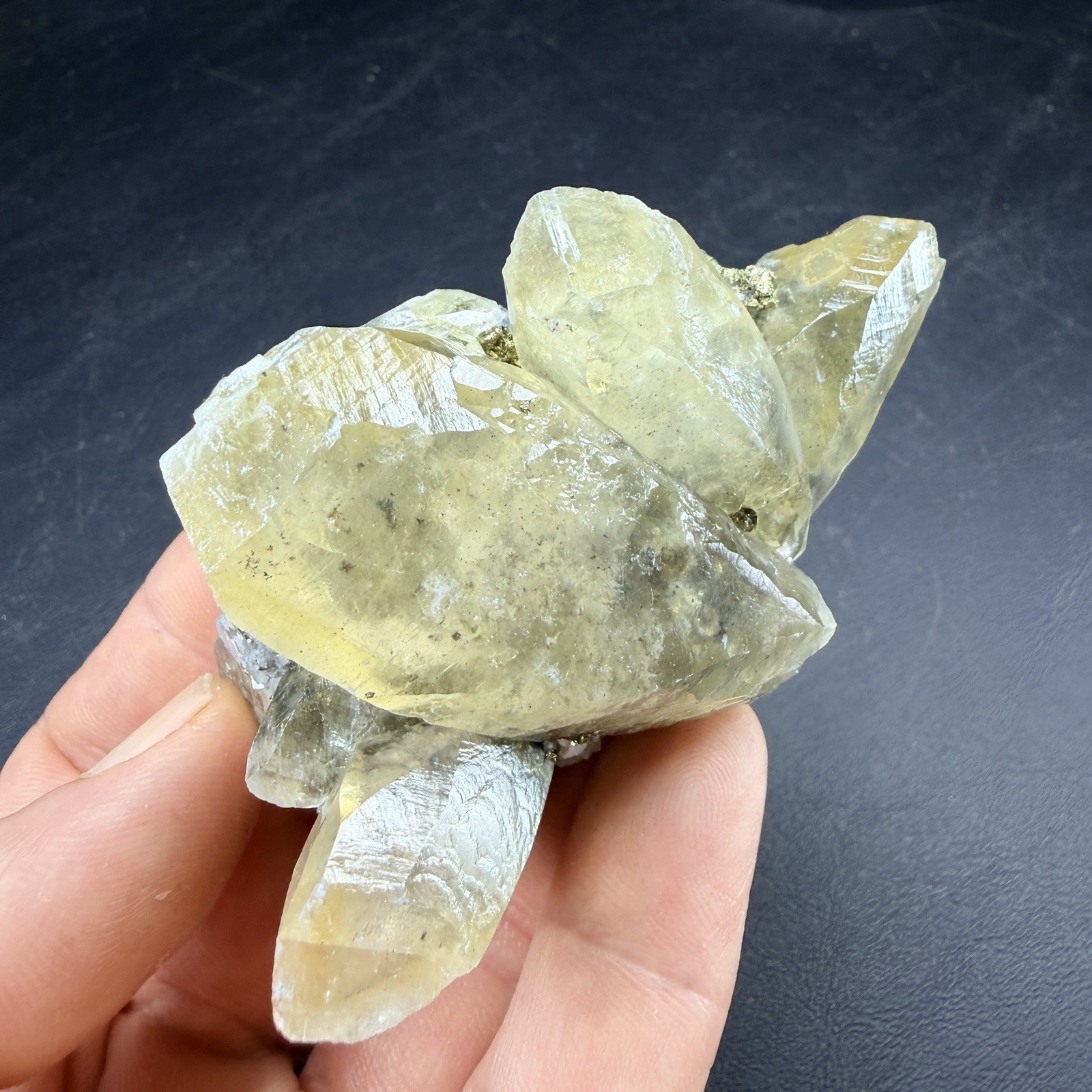 Golden Calcite Chalcopyrite Dolomite Crystal Combo / Sweetwater Mine *Video*
