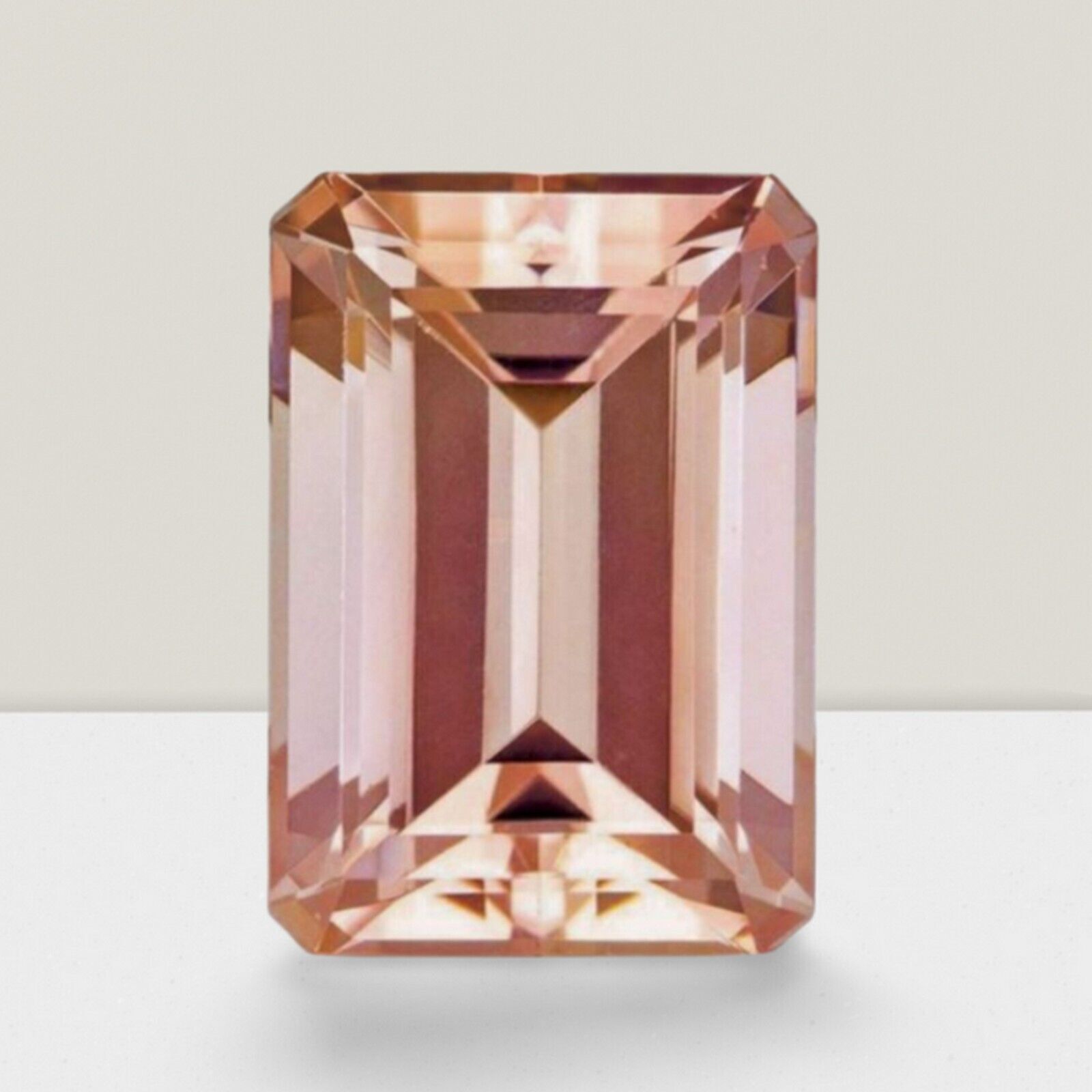 Morganite Octagon Cut Gemstone 4.1 Cts – 11×9 mm Lustrous Loose Gem