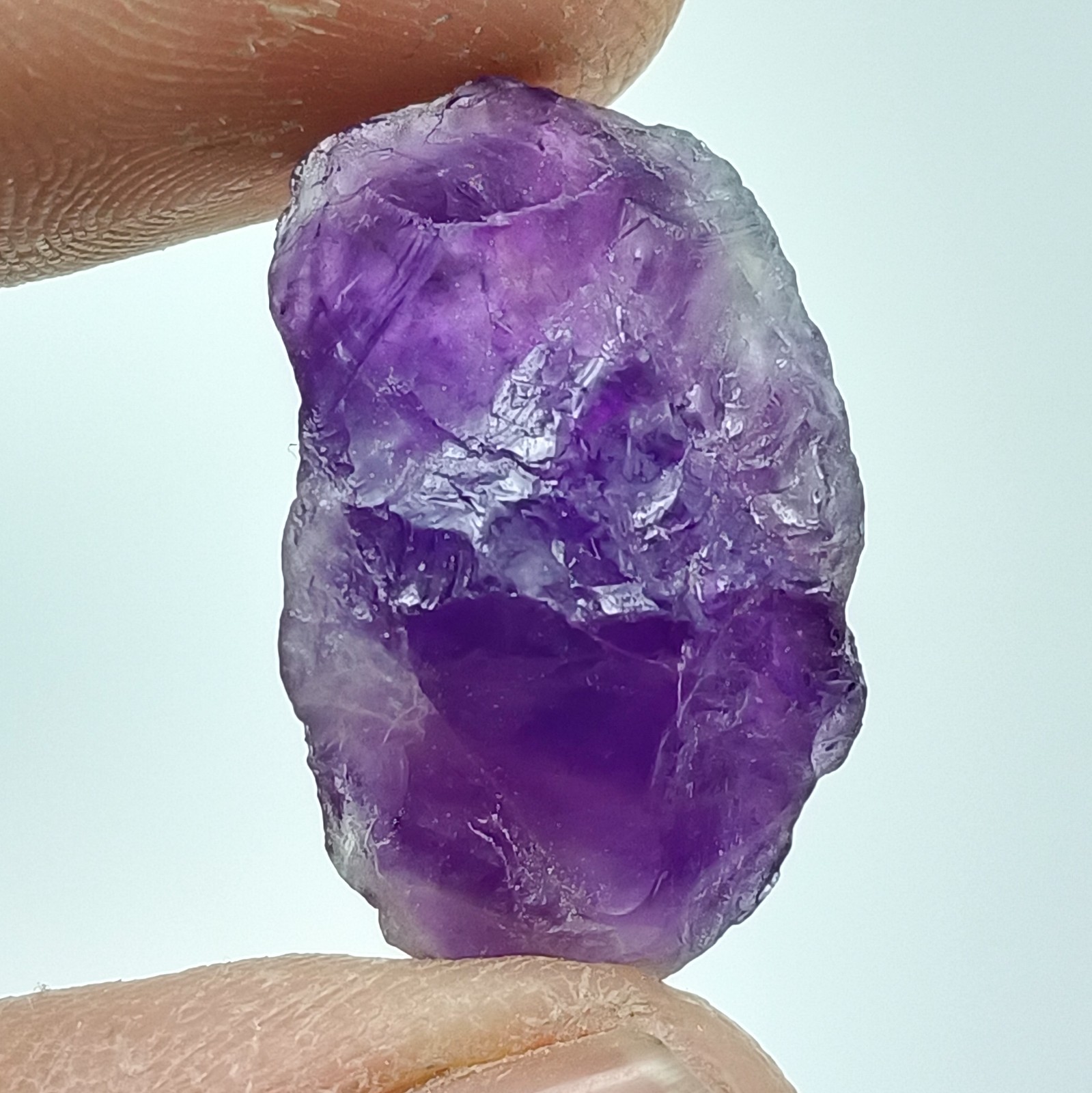 Natural Purple Amethyst Rough 23.00 Ct 23x14x13 mm – Raw Gemstone For Collection