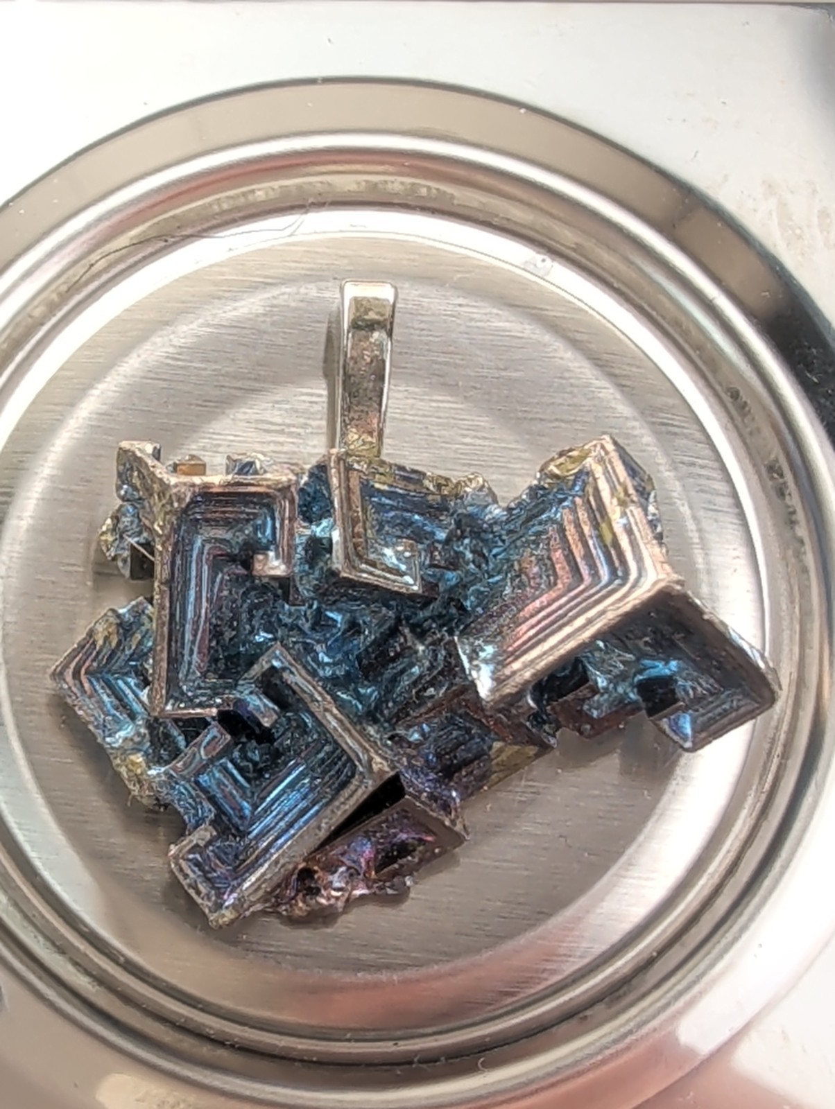 Bismuth Crystal Pendant
