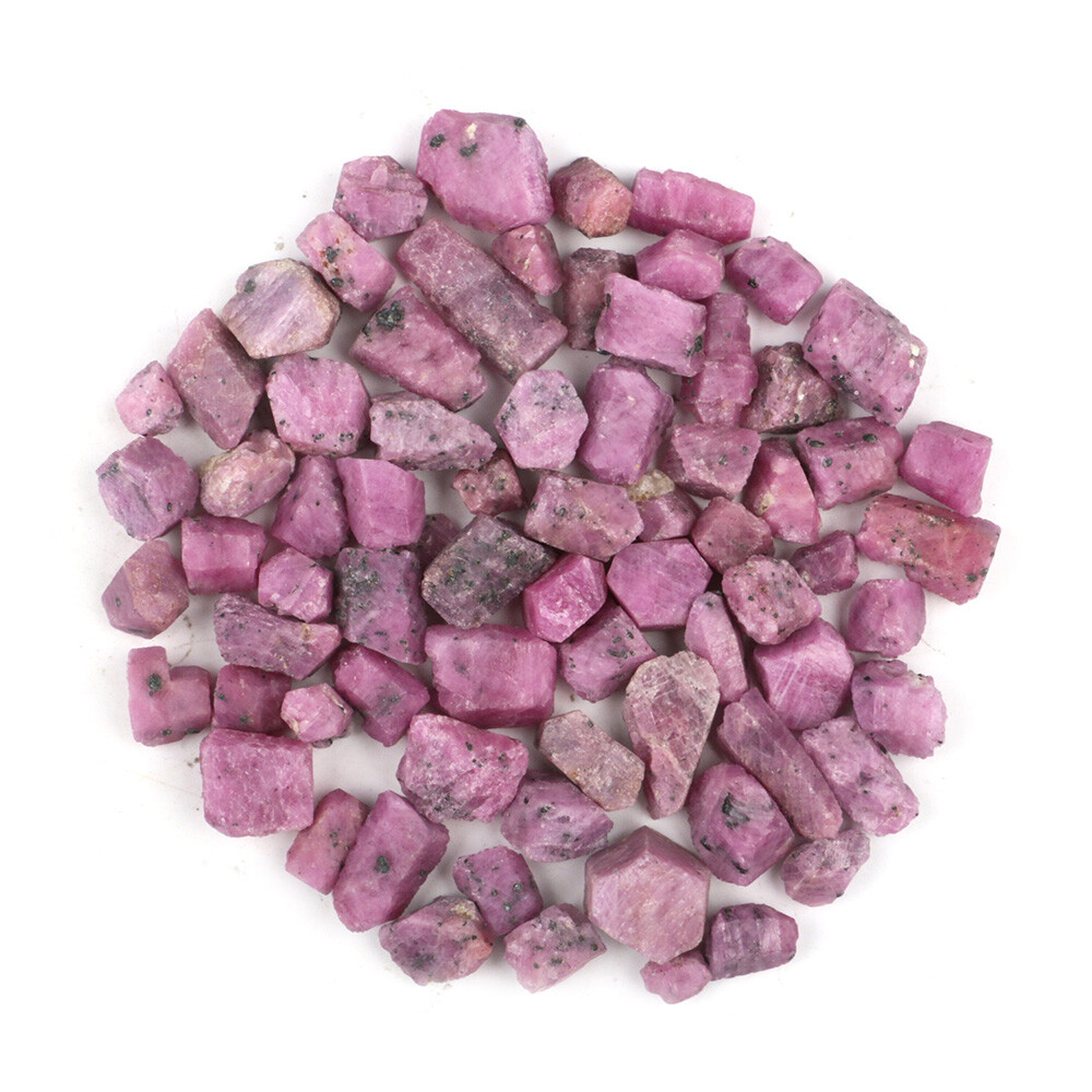 50/100g Natural Blue Sapphire / Ruby / Mix Lot Rough Loose Gemstone Precious