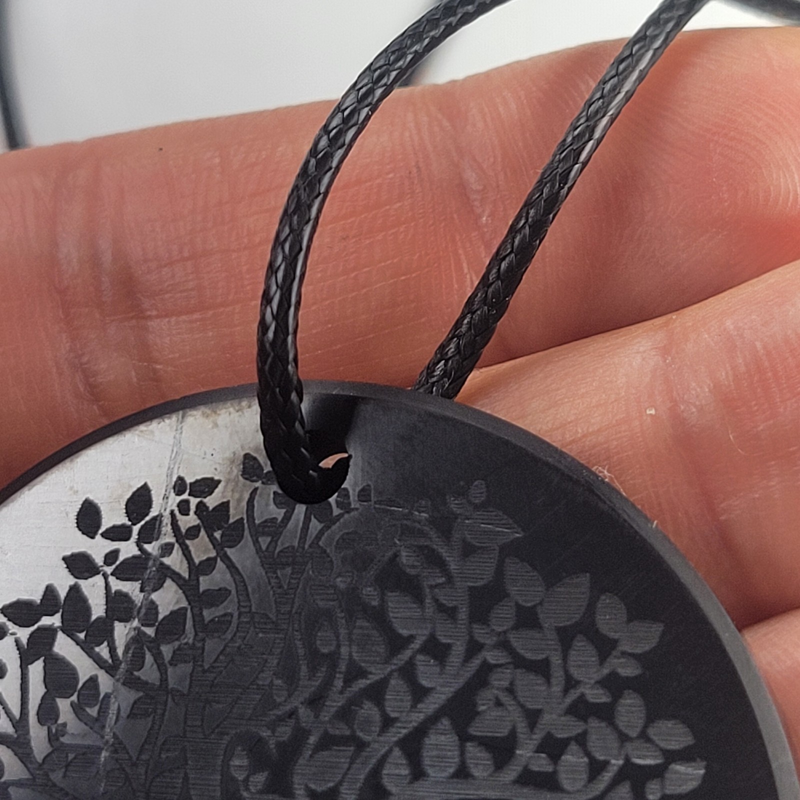 Shungite World Shungite Pendant Engraved Tree of Life – Heritage / 50 mm / 1.96″
