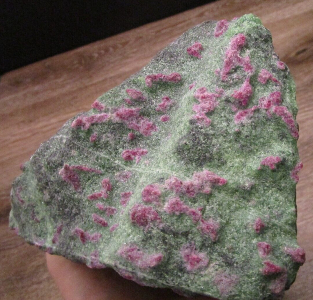 * Huge 6 lb (2774 gm) Rare Natural Ruby In Zoisite Rough Fluorescent Tanzania