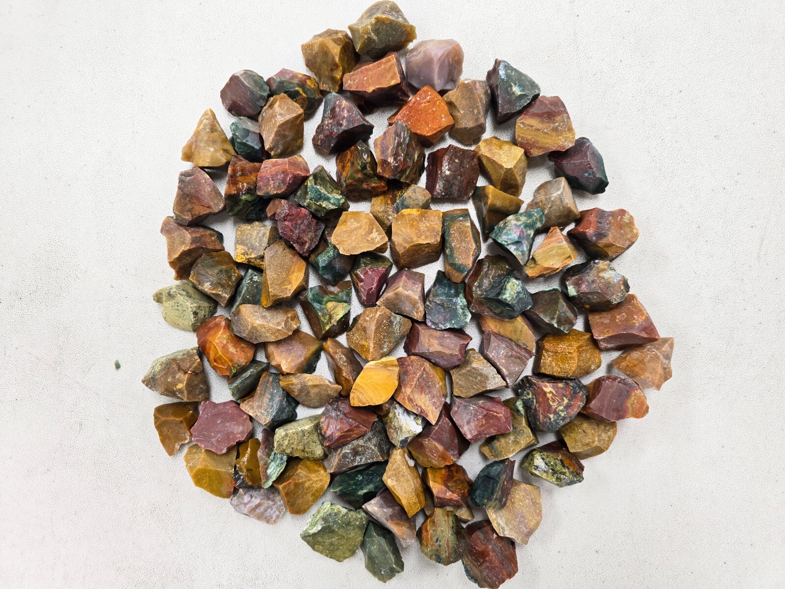 Fancy Jasper Crystal Stones Raw Rough Bulk Gems for Tumbling Healing Aquarium