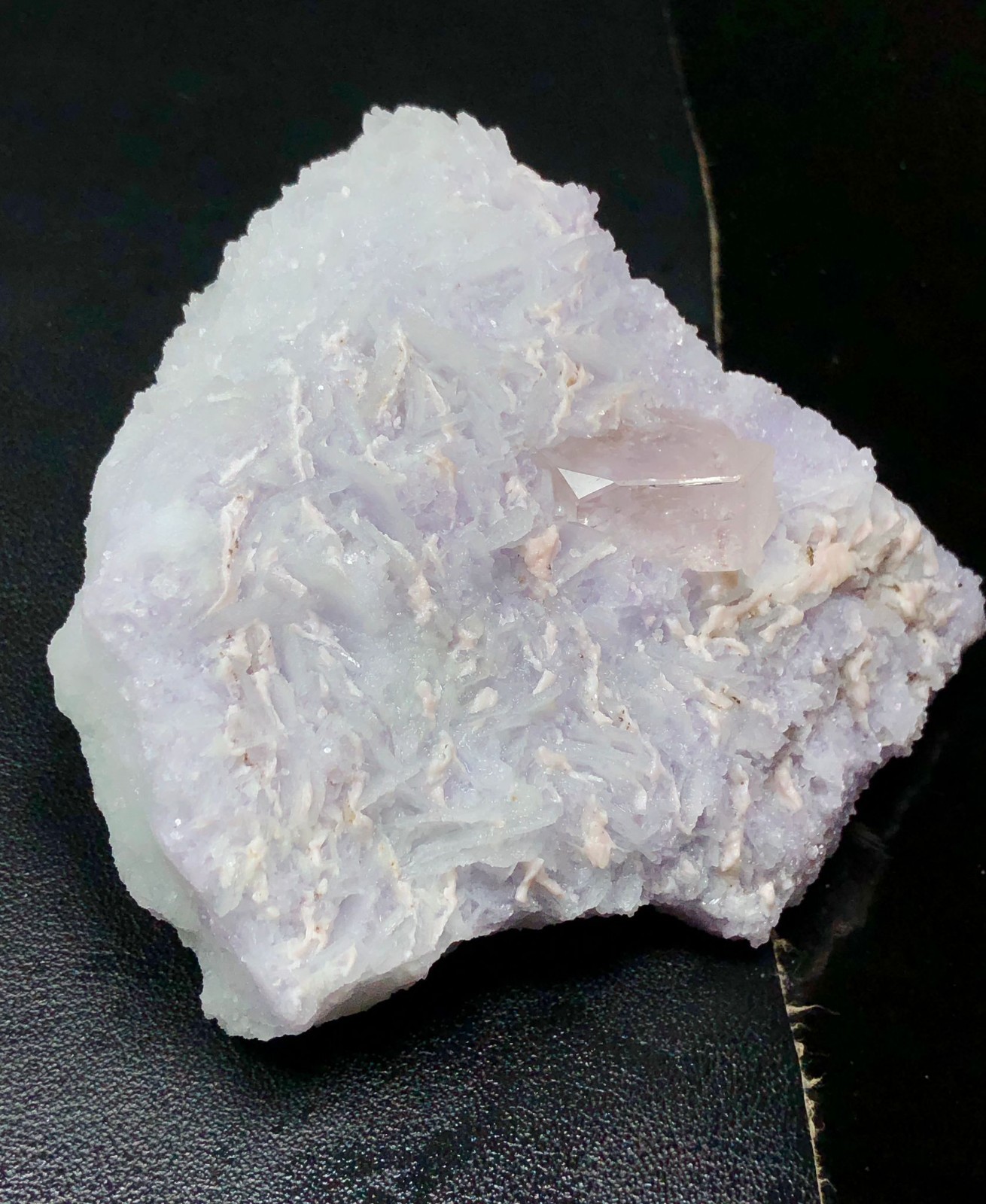 Clear COMPLETE MORGANITE CRYSTAL With Albite on Matrix- 220 Grams- 8.8 cm