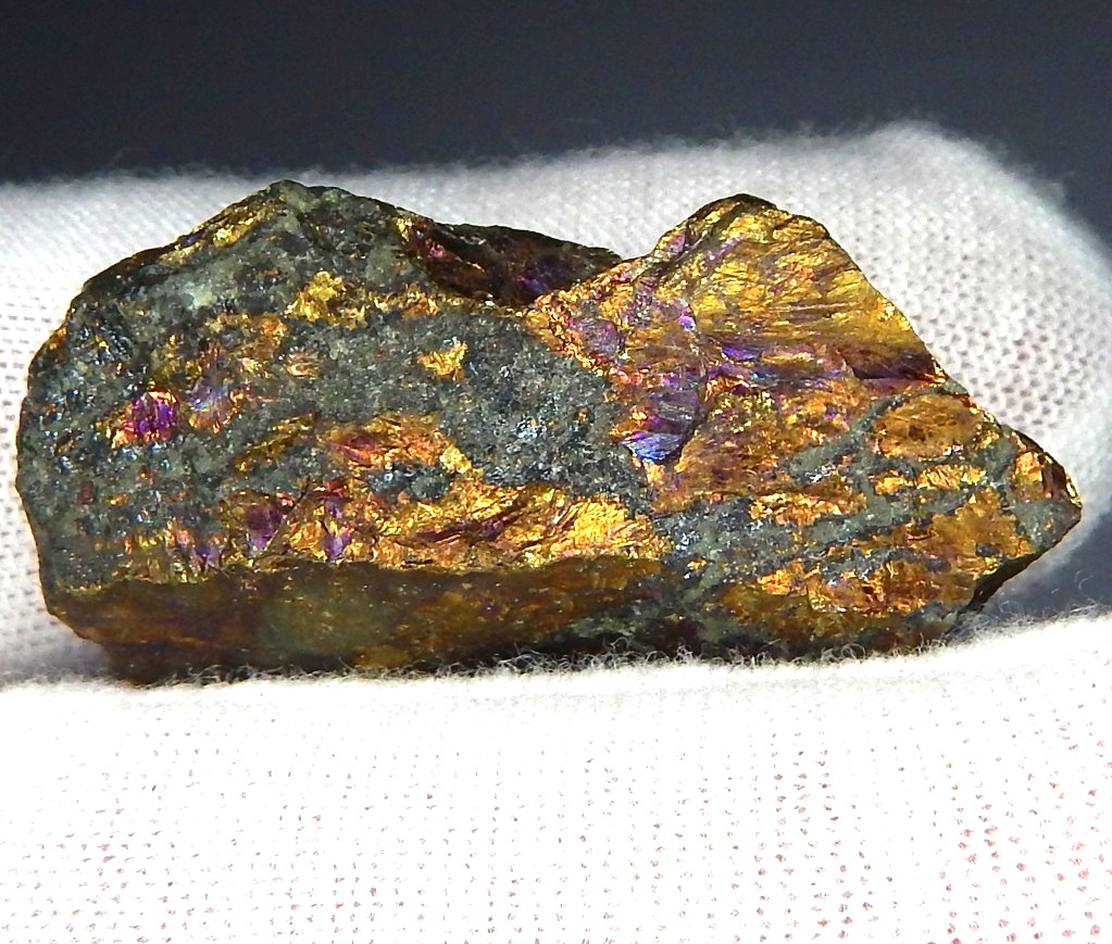 22g Chalcopyrite Peacock Ore Vivid Iridescence Natural Mined Unheated Raw Rough
