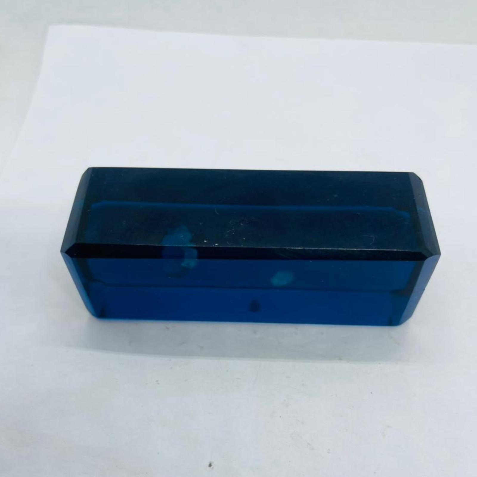 Blue Obsidian Slice Lab Created 425-525 Carat | Rough Obsidian Slab for Jewelry