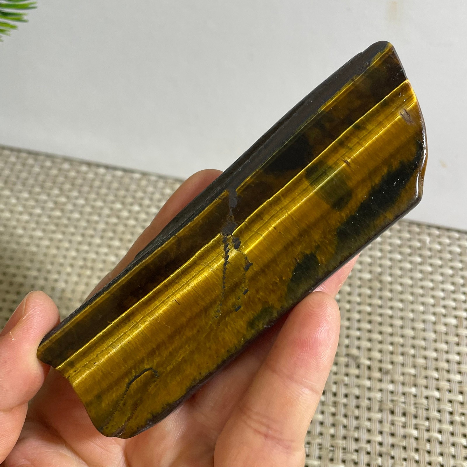 80g Natural tiger’s-eye Rough Raw Stone Rock Specimen Reiki healing