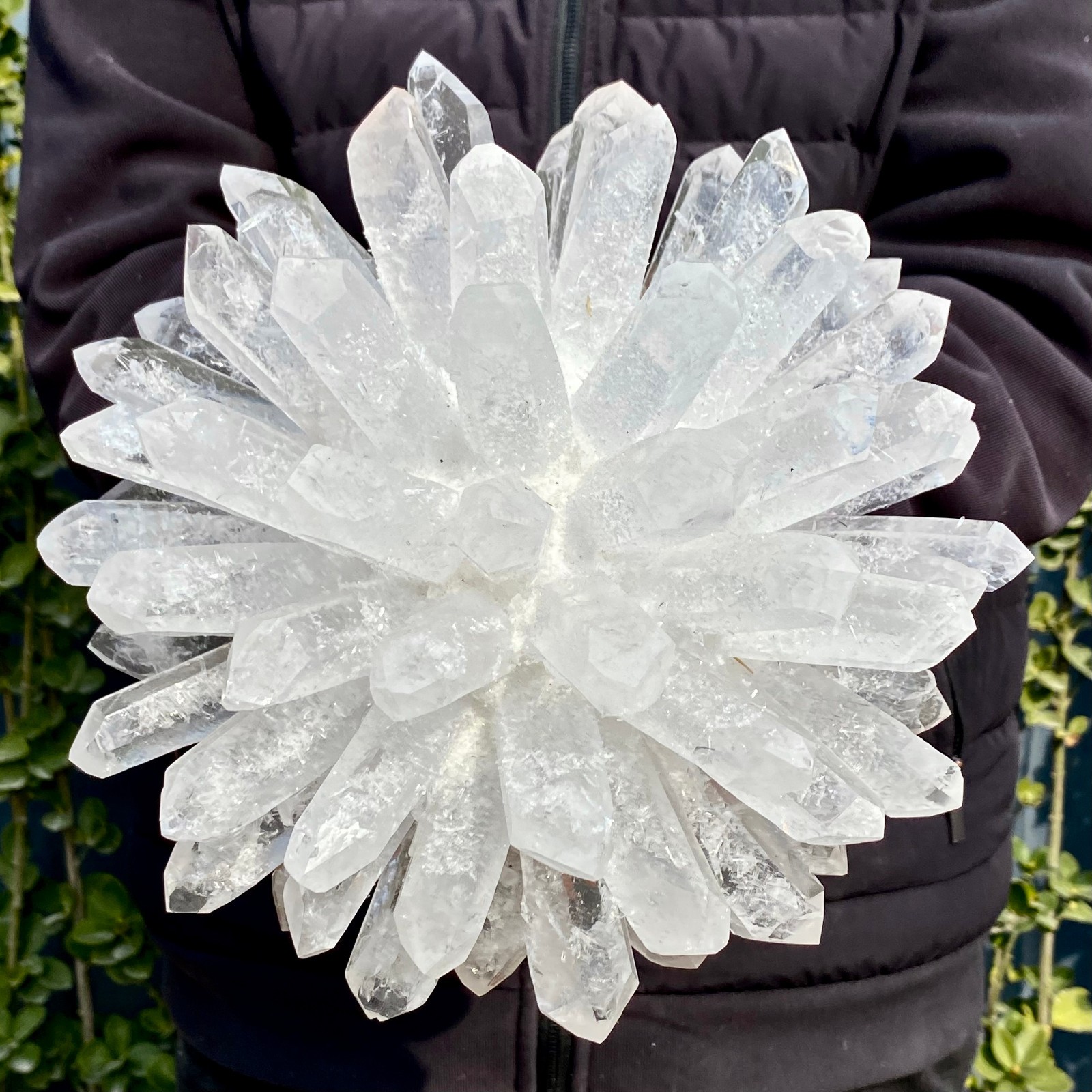 10.03LB Natural White Clear Quartz Crystal Cluster Rock Stone Specimens Reik