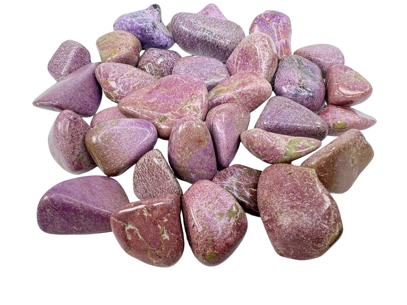 Stichtite Tumbled Stone, Natural Stichtite from Australia