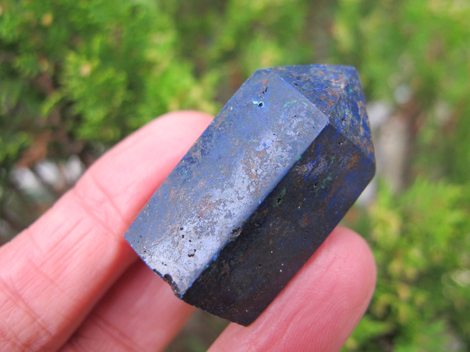 Crystal Lapis Lazuli polished tiny point Stone Bright Natural Freeform Healing