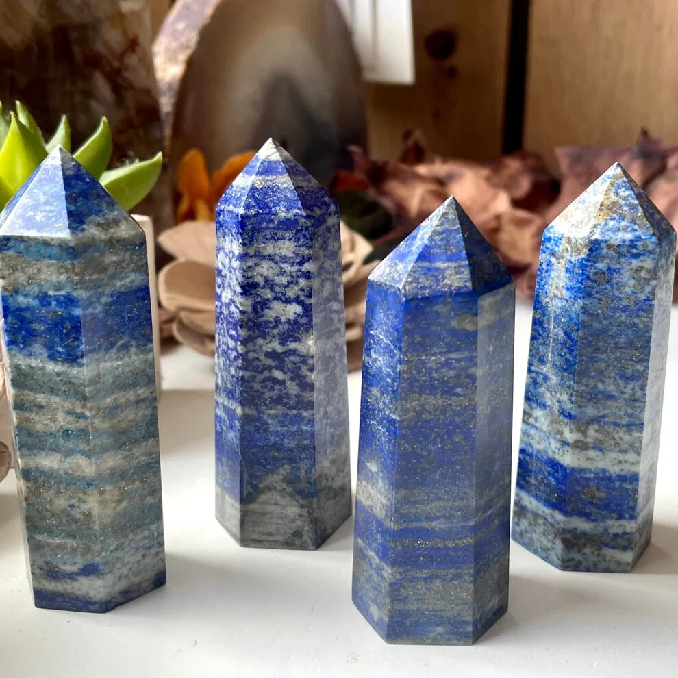 Pride2025 7-Chakra Crystal Tower Point Rainbow Set Home Decor Energy Reiki Gifts