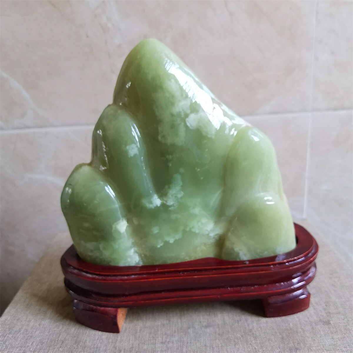 5.5 LB Natural colorful Afghan jade display articel healing A681