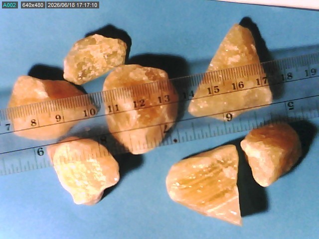 CALCITE SPECIMENS MIXED COLOR & SIZES LOT FROM UNKNOWN LOT #AD092