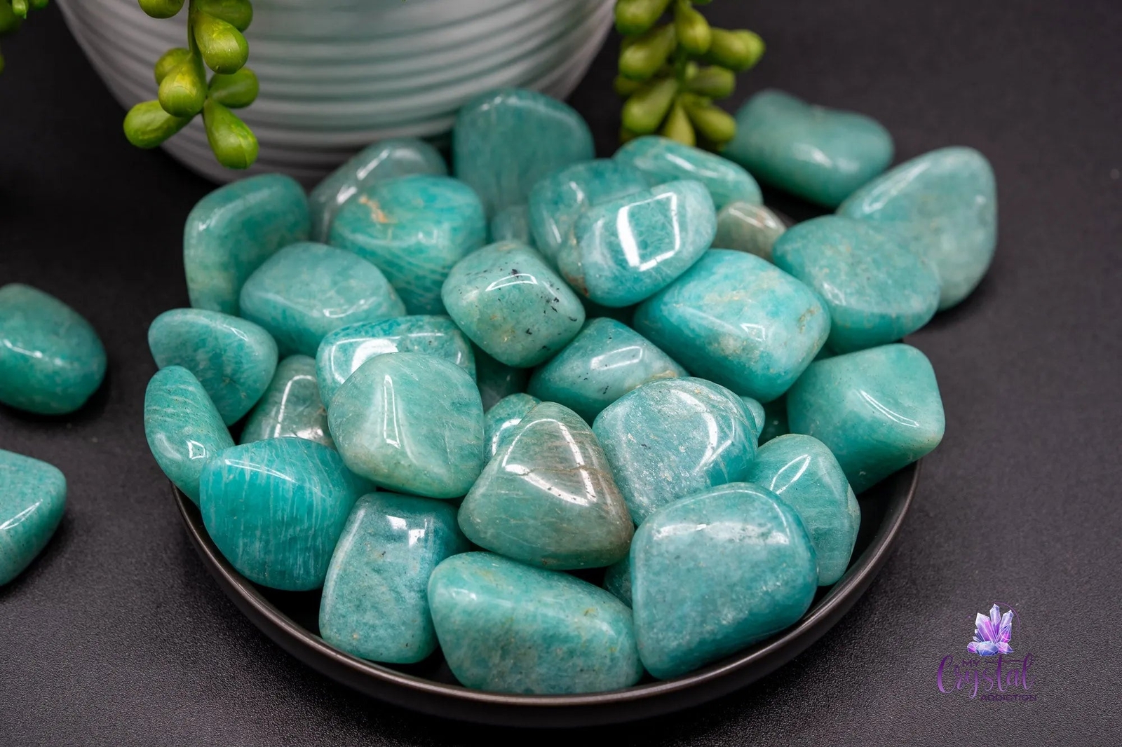 Amazonite Tumble from Mozambique