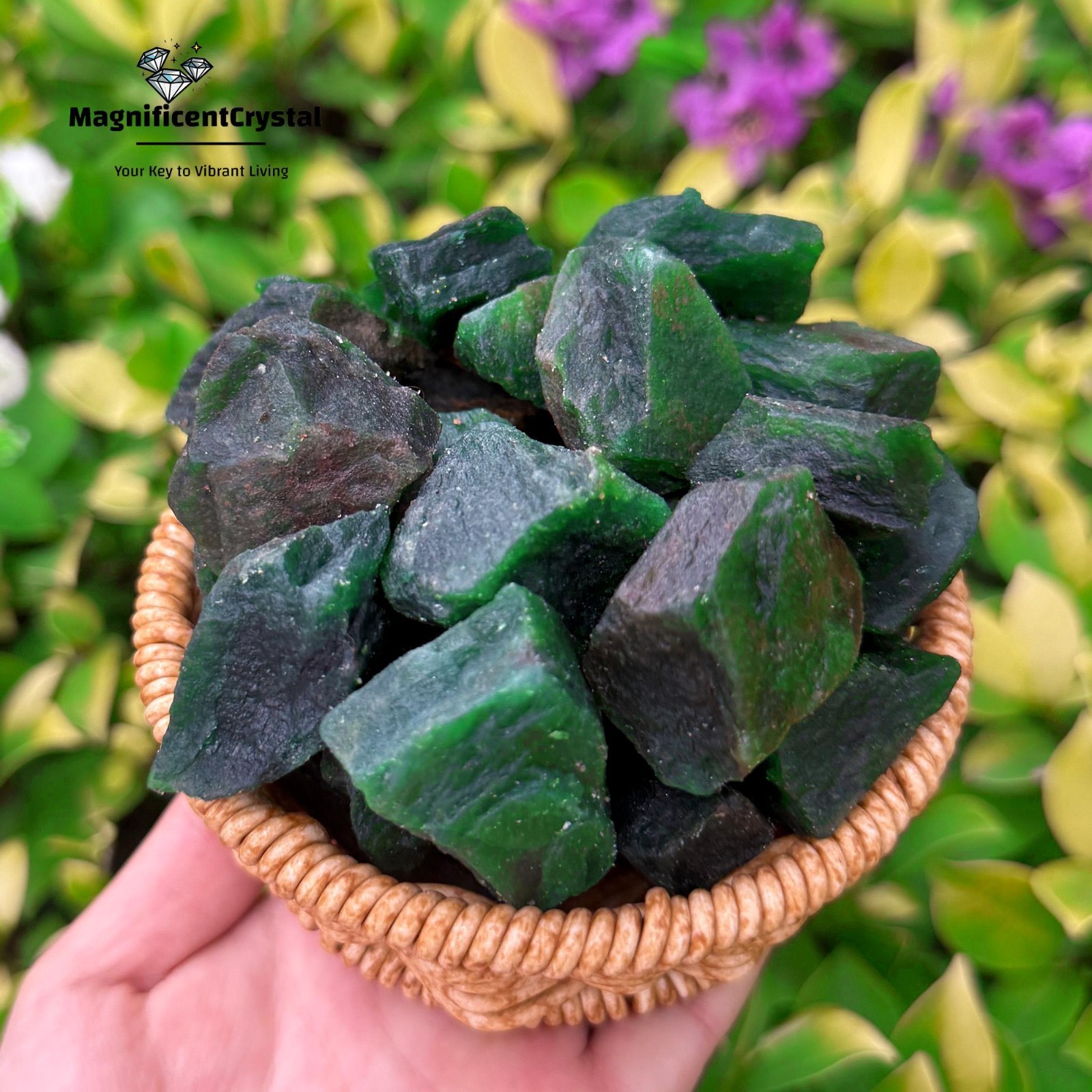 3PCS Genuine Raw Emerald Stone Heart Chakra Mineral Specimens May Birthstone