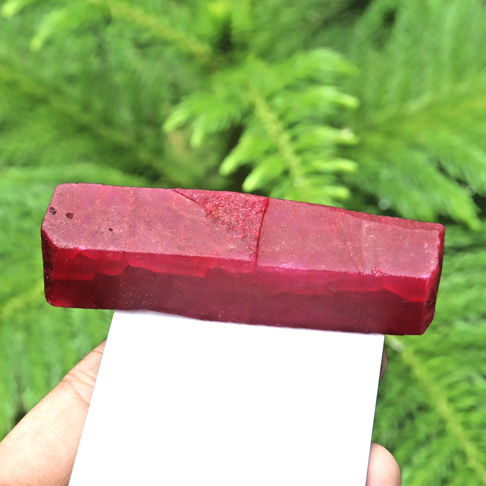 BURMA Red Ruby Rough Certified Loose Gemstone Uncut 331 CT