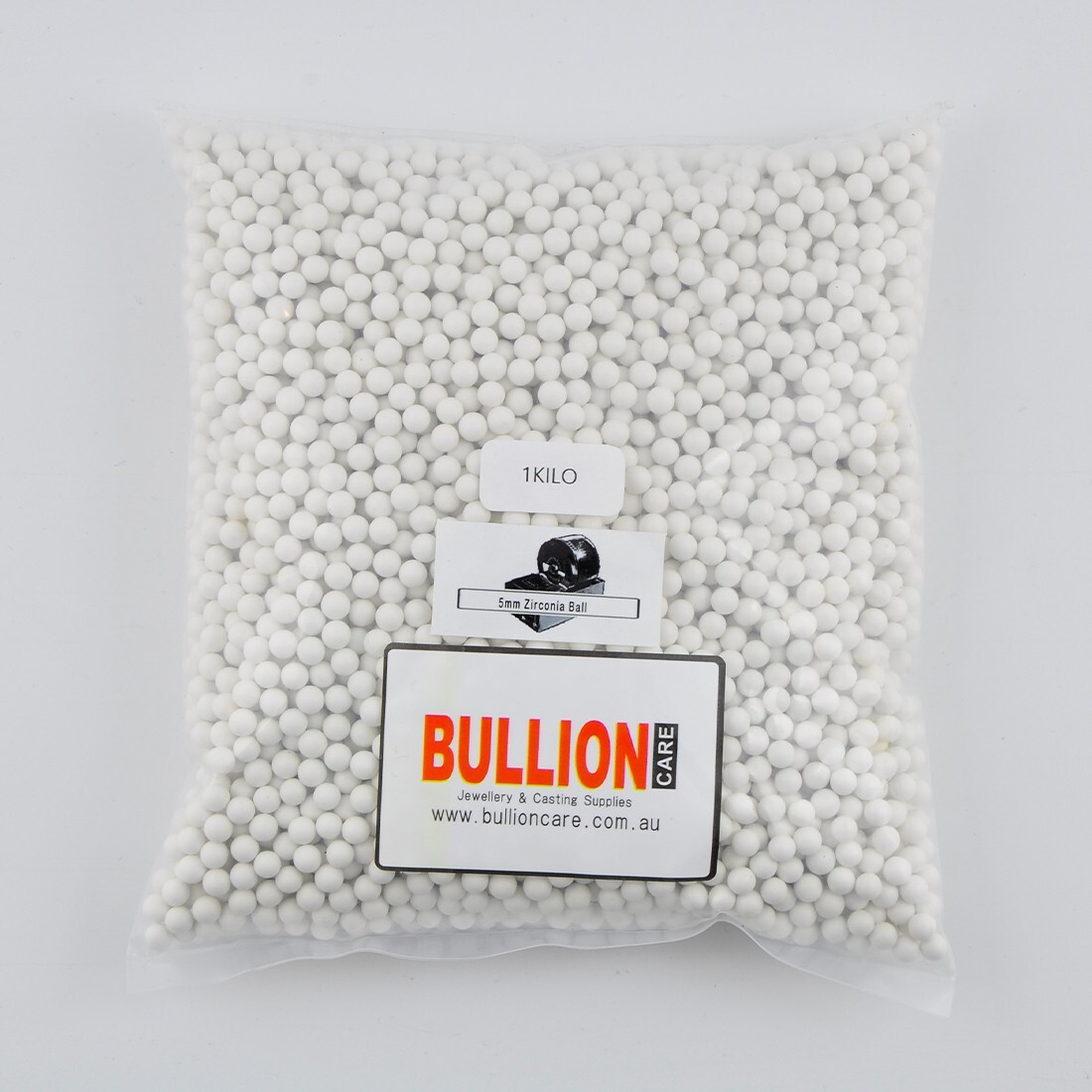 Zirconia Polishing Tumbling Media: Non-Abrasive 5mm Spheres Rotary Tumblers 1Kg