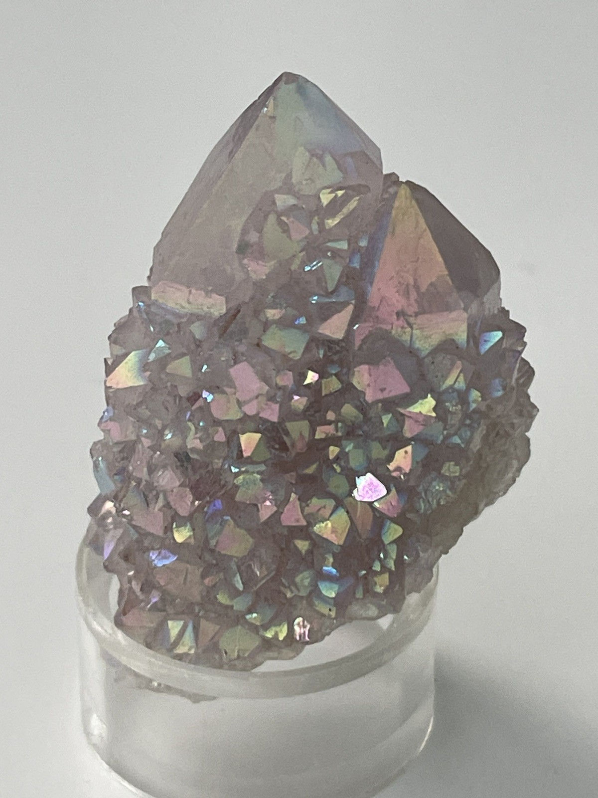 Angel Aura Lavender Purple Spirit Quartz Cluster 4.5 cm, 30 grams