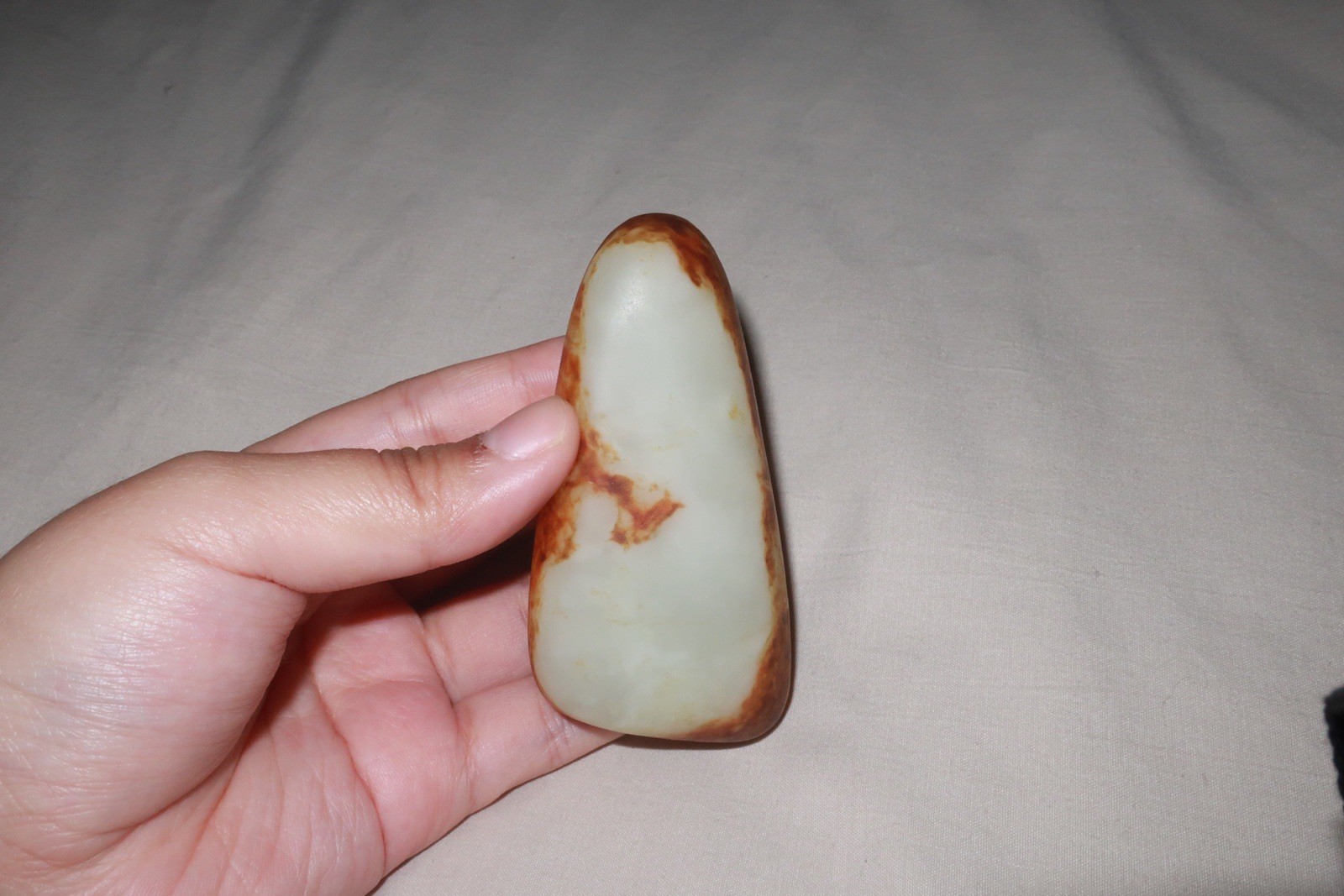 Natural Jade Stone White Hetian