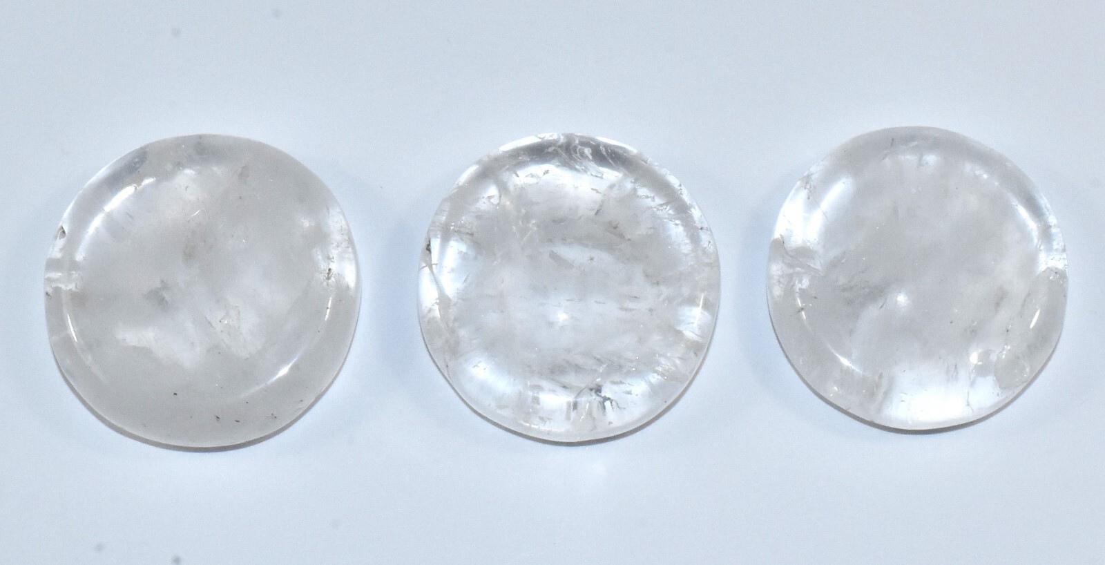 35mm Clear Quartz Stand for Sphere Egg Polished Natural Mineral India 1, 2, 5PCs