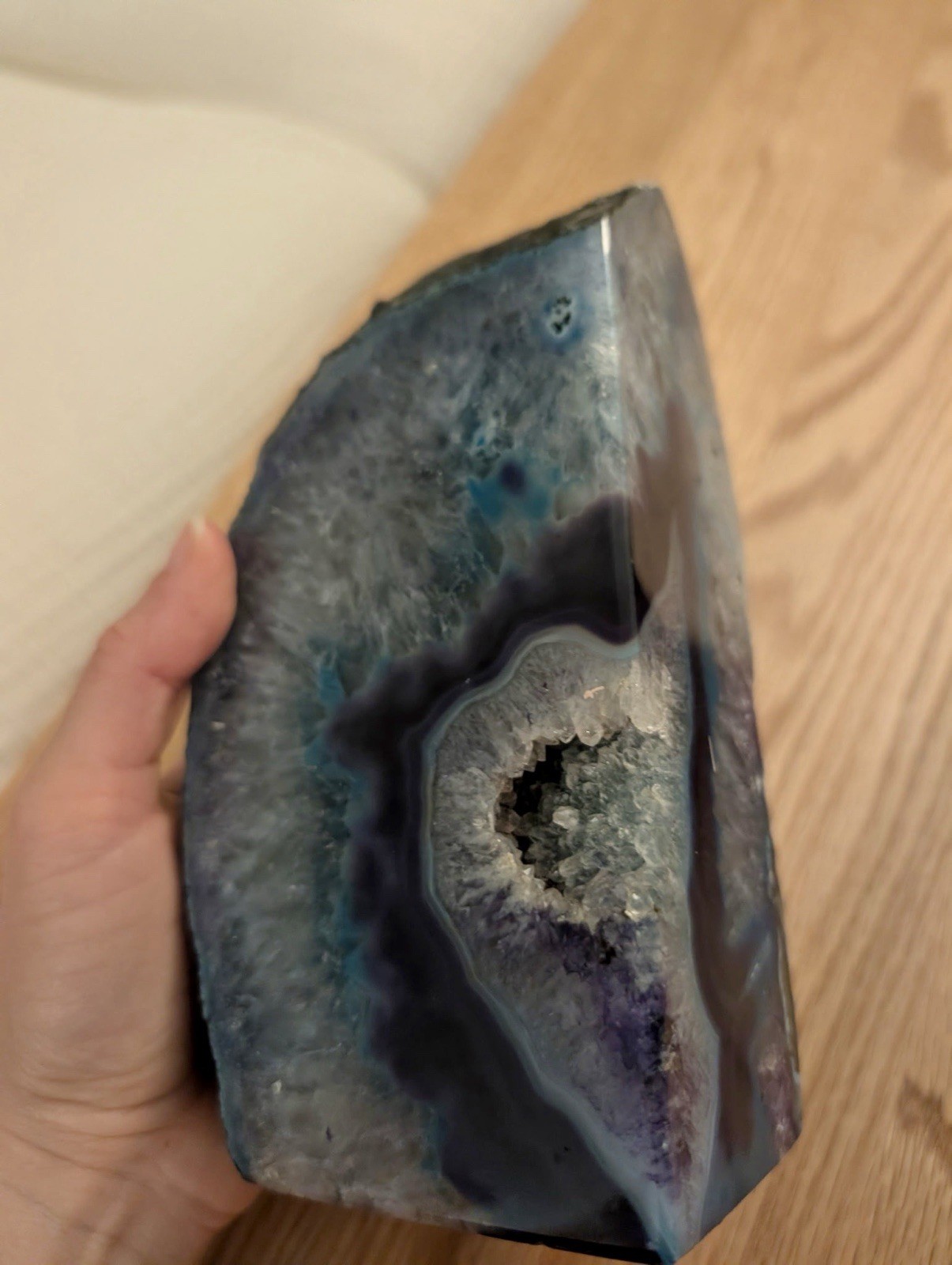 Crystal Rock Decor – Blue/Purple – FREE SHIPPING