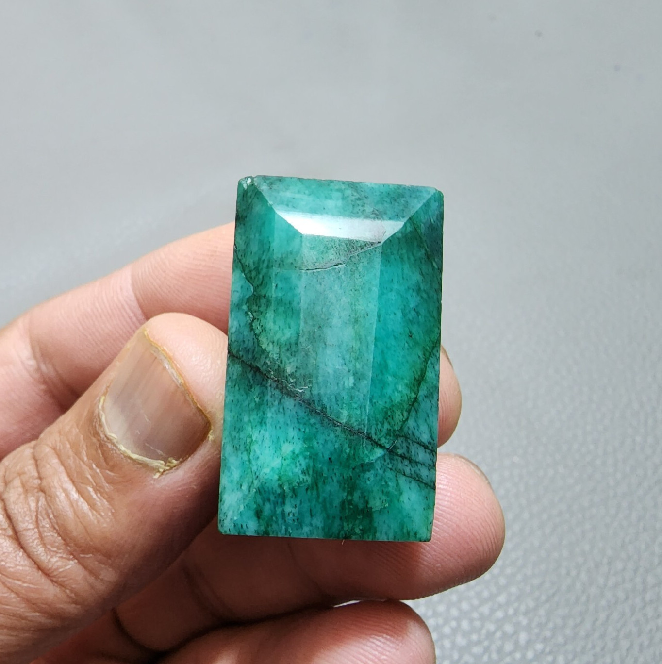 Fabulous A+ 125 Crt Green Brazilian Emerald Faceted Loose Gemstone Jewelry Stone