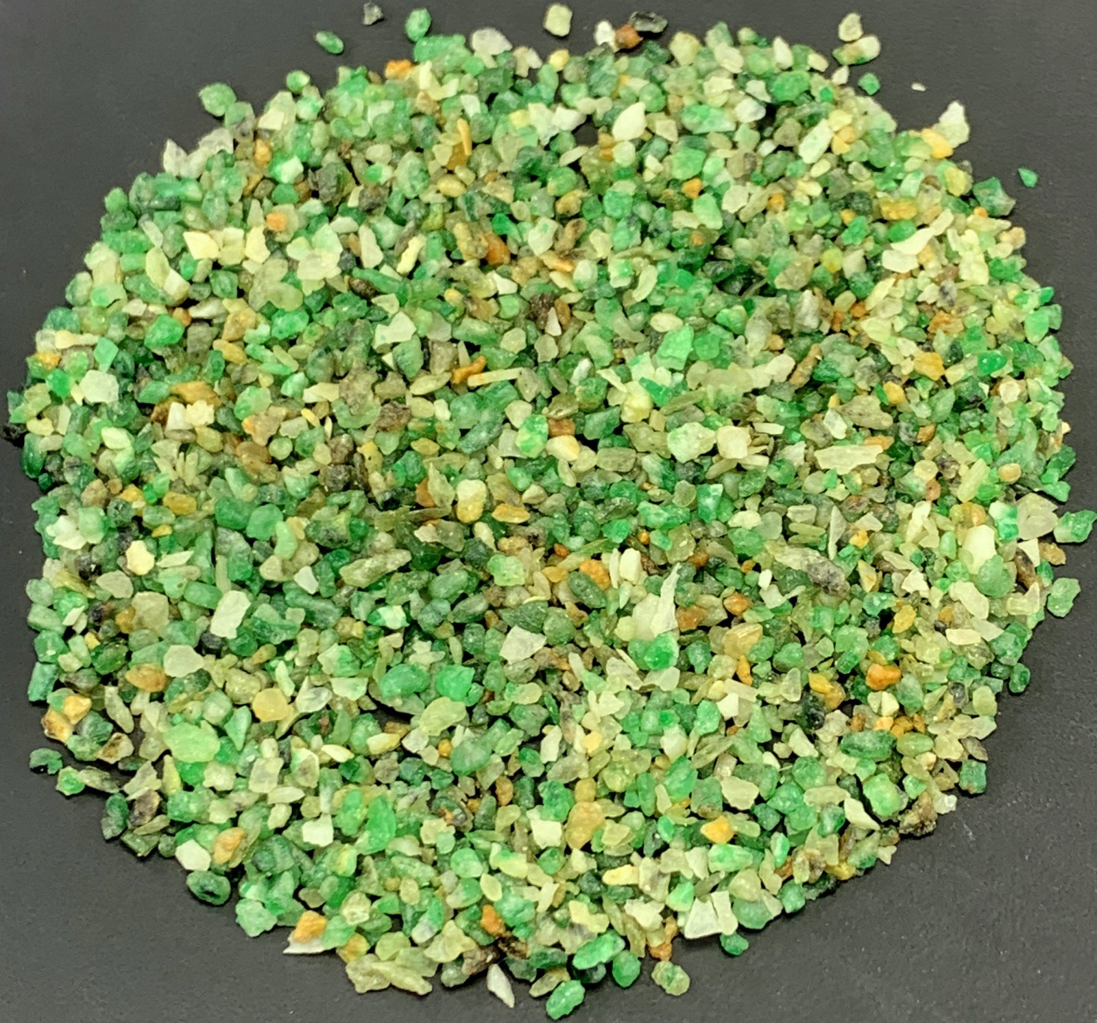 2 Grams Rough Green Emerald Crystals Lot From Swat Pakistan