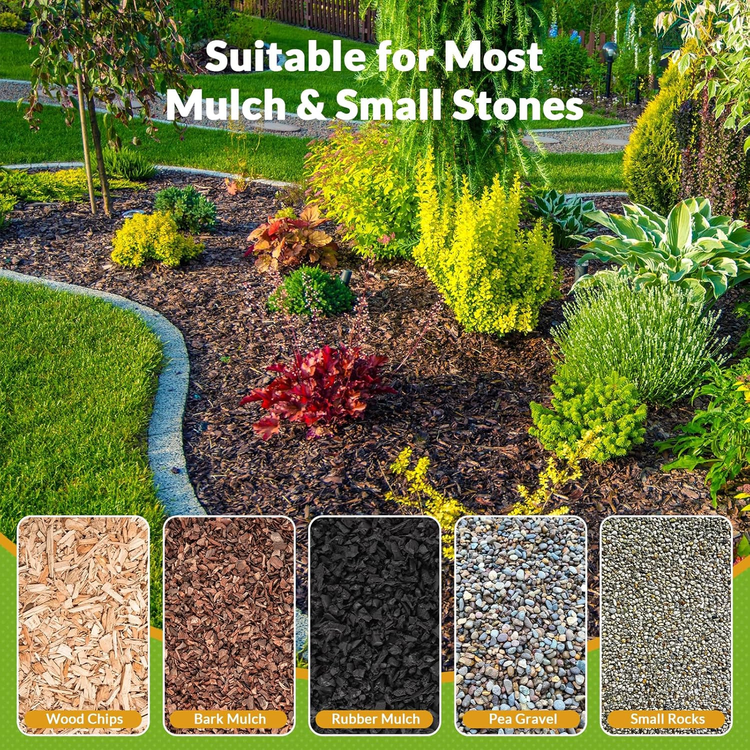 Mulch Glue for Landscaping, 2 Gallon Rock Glue for Landscaping Gravel Binder Adh