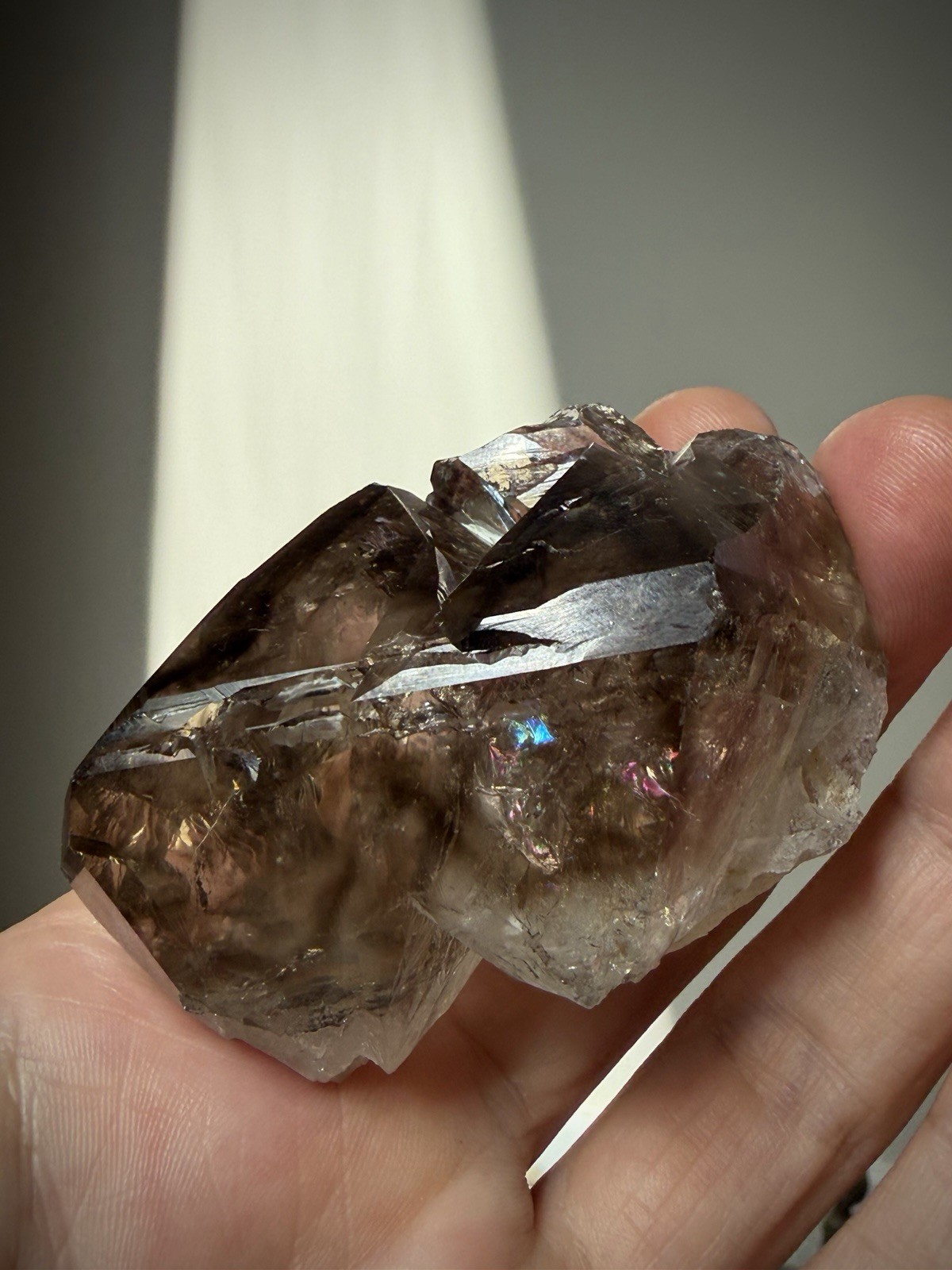 Elestial Quartz Crystal Natural Smoky Quartz Smoky Elestial Brazil Quartz